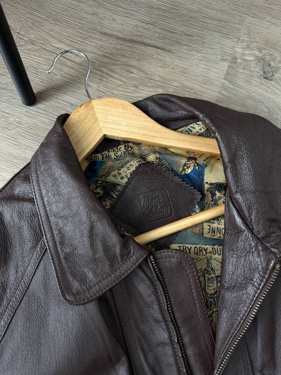 Genuine Leather × Japanese Brand × Vintage Vintage Japanese Genuine Leather Transformer Pocket Jacket Size US L / EU 52-54 / 3 - 14 Thumbnail