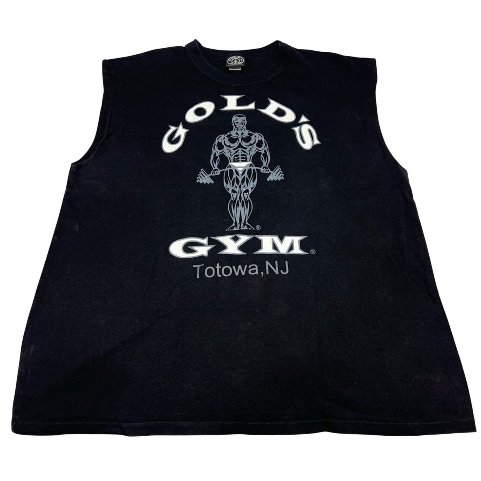 Other Vintage 90’s Golds Gym Muscle Shirt Mens XL Black Totowa NJ Size US XL / EU 56 / 4 - 1 Thumbnail