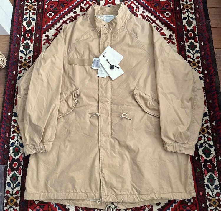image of Visvim 19Ss Six Five Mud M65 Coat in Brown, Men's (Size Large)