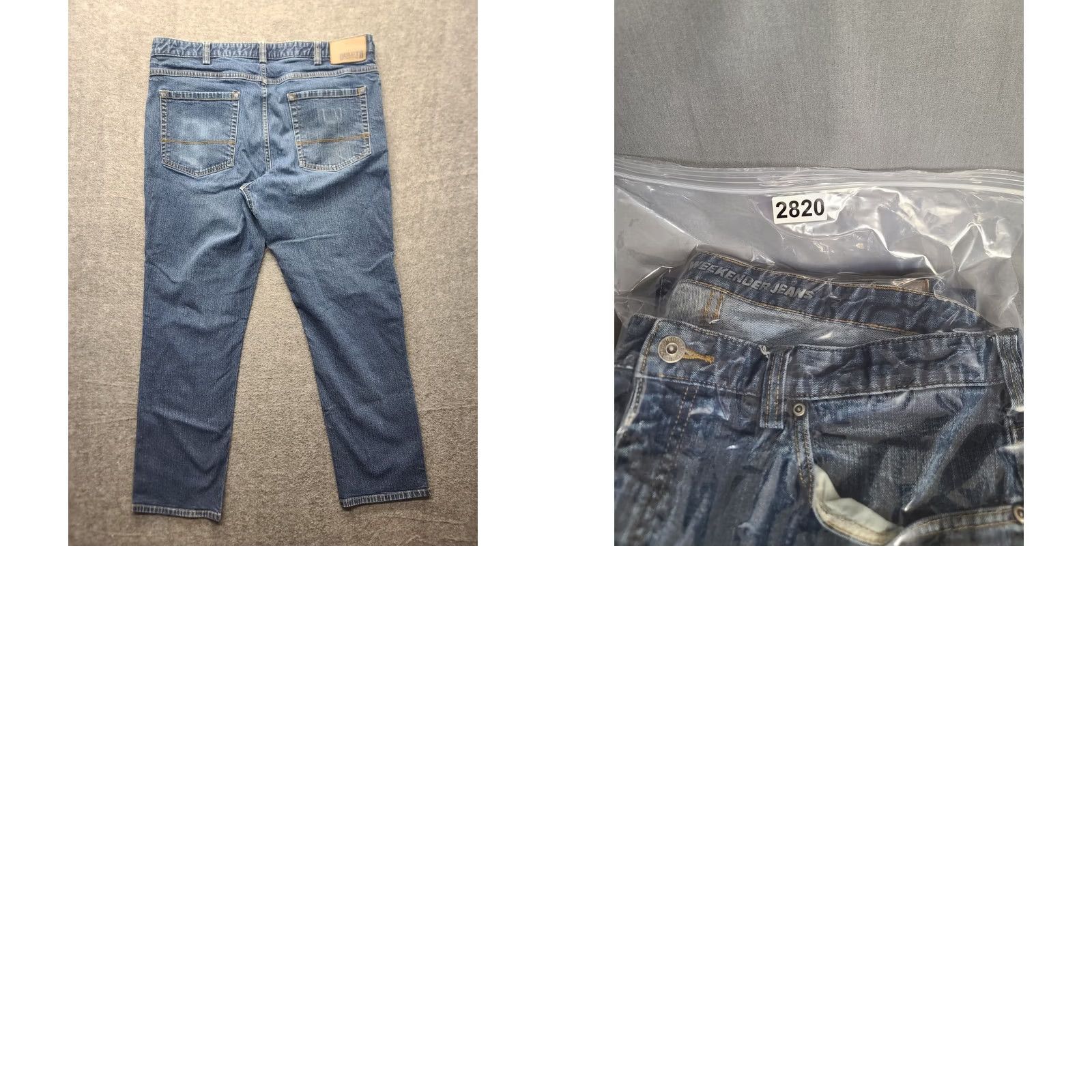Vintage Duluth Trading Flex Weekender Jeans Mens 38x32 Straight Leg Stretch Denim Blue 5-Pocket Regular Rise Modern Fit Mens Jeans Size US 38 / EU 54 - 9 Thumbnail