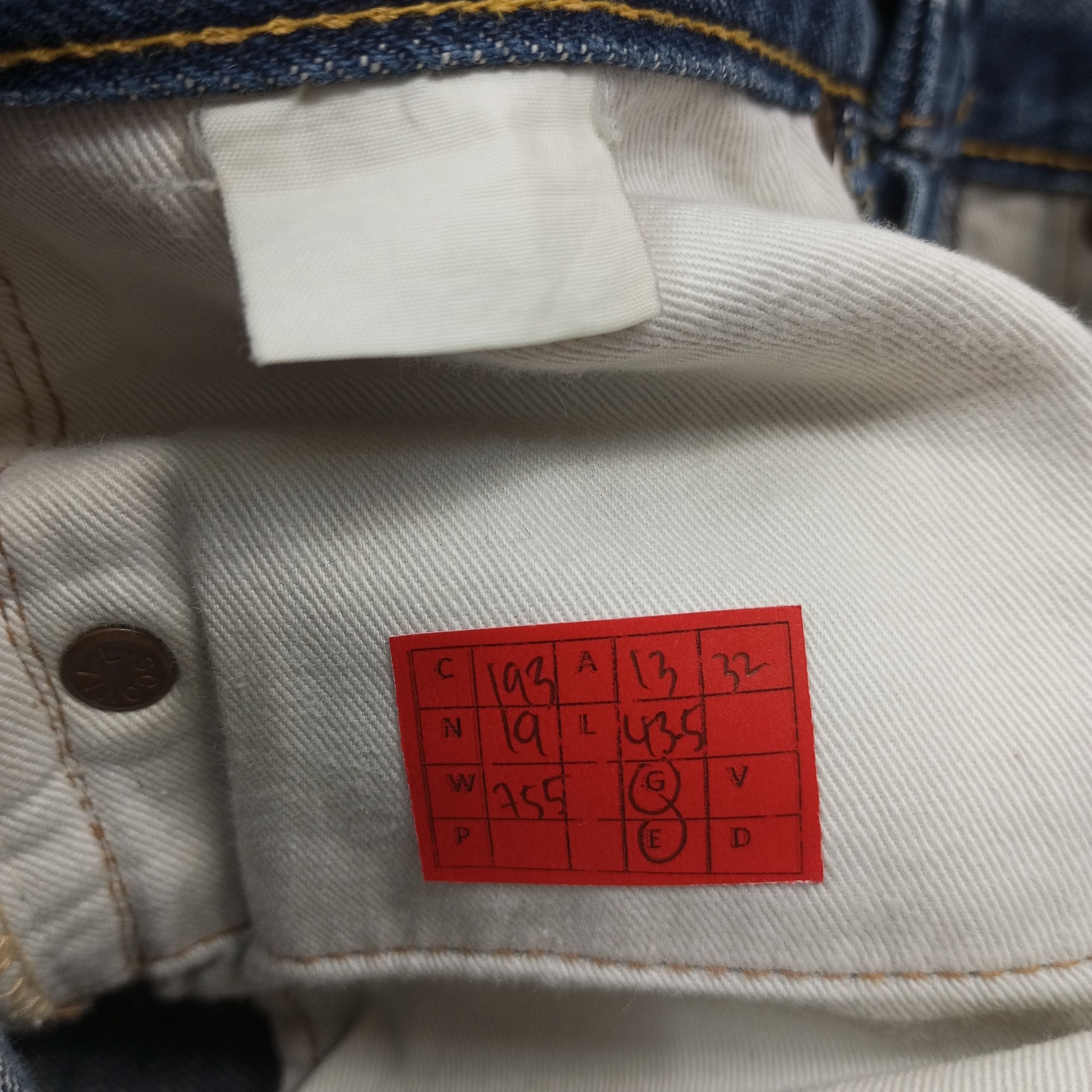 Evisu Evis Japanese Brand Fashion Style Custom Daicock Jeans dp1 Size US 26 / EU 42 - 14 Thumbnail