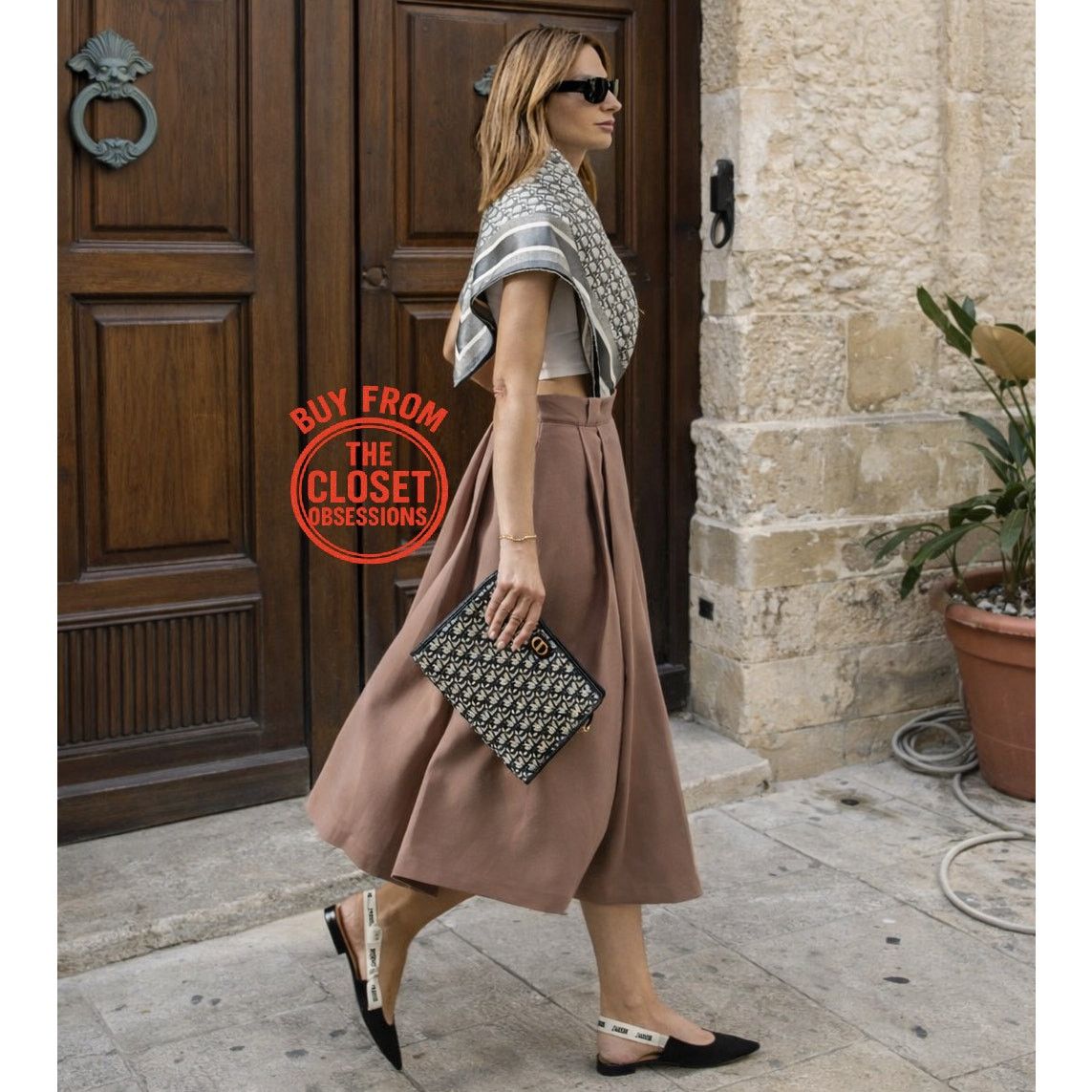 Zara ZARA Wool Blend Midi Skirt NWT Quiet Luxury High Waist Size 32" / US 10 / IT 46 - 7 Thumbnail
