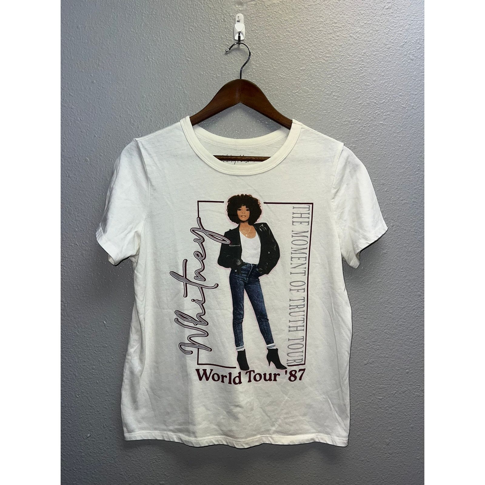 Vintage Whitney Houston Shirt World Tour The Moment Of Truth Concert Size M / US 6-8 / IT 42-44 - 1 Thumbnail