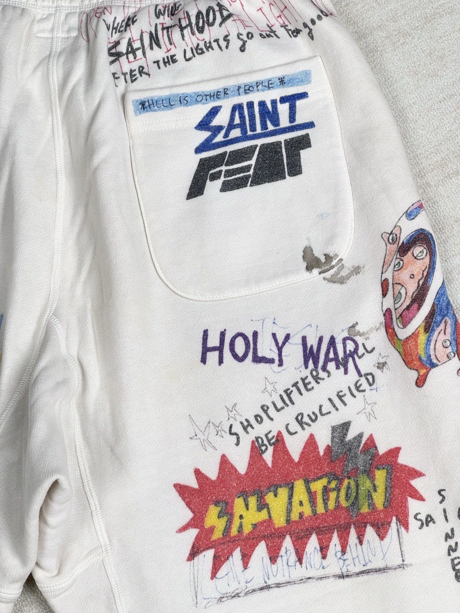 Saint Michael × Takashi Murakami takashi murakami weatpants M Size US 32 / EU 48 - 7 Thumbnail