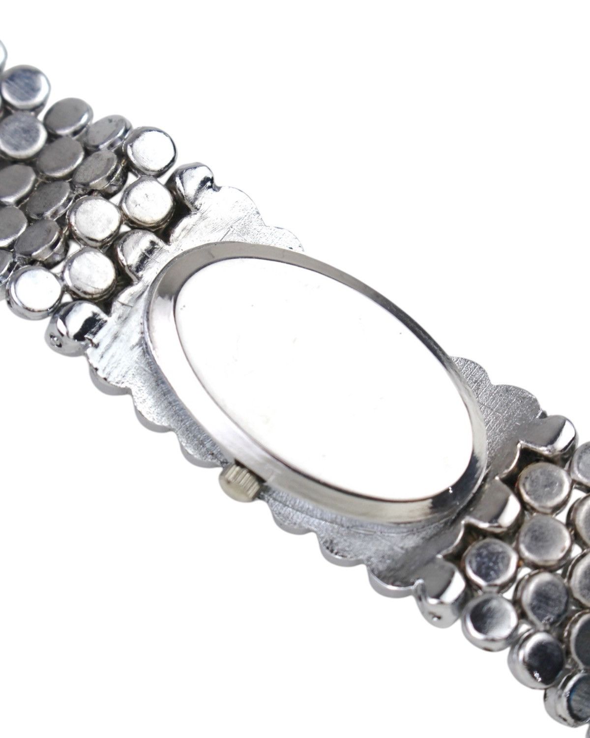 Hysteric Glamour 2000S BEIKE JAPAN PINK OVAL SILVER-TONE BRACELET WATCH Size ONE SIZE - 6 Thumbnail