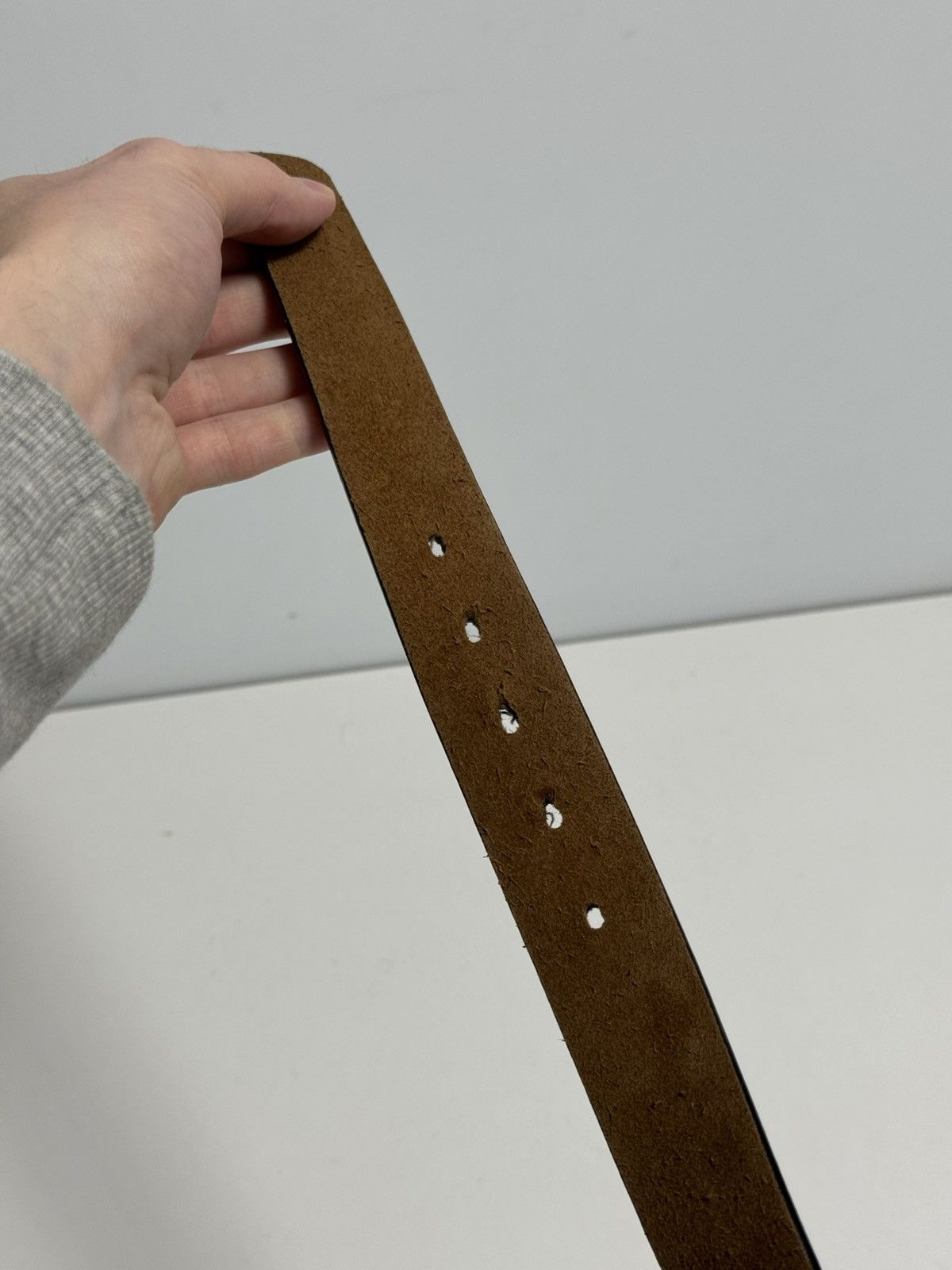 Armani Armani Vintage Y2K style Hype Belt Leather Size ONE SIZE - 8 Thumbnail