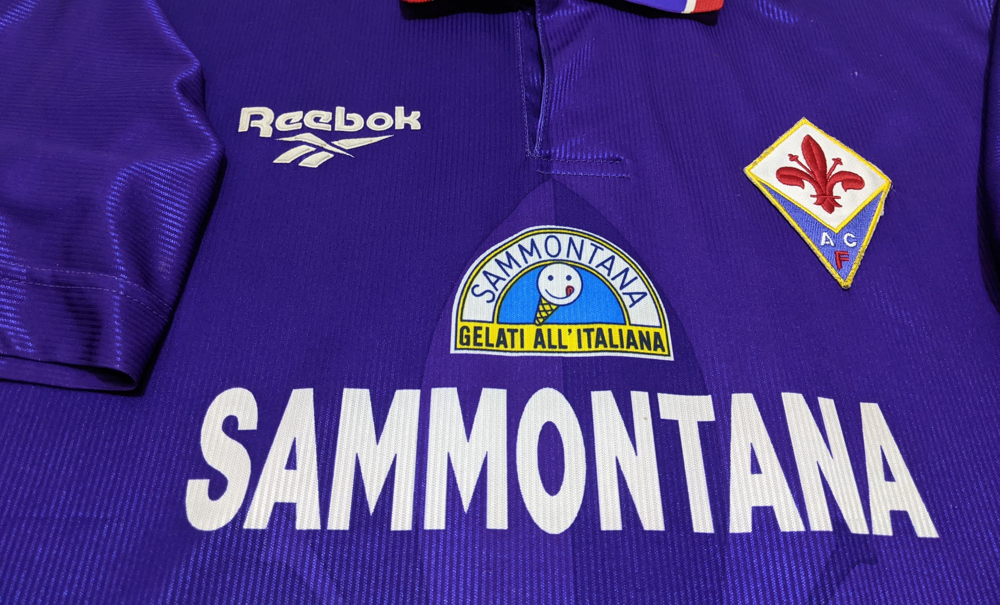 Reebok Fiorentina home 1995-97 Batistuta Jersey football shirt Size US L / EU 52-54 / 3 - 3 Thumbnail