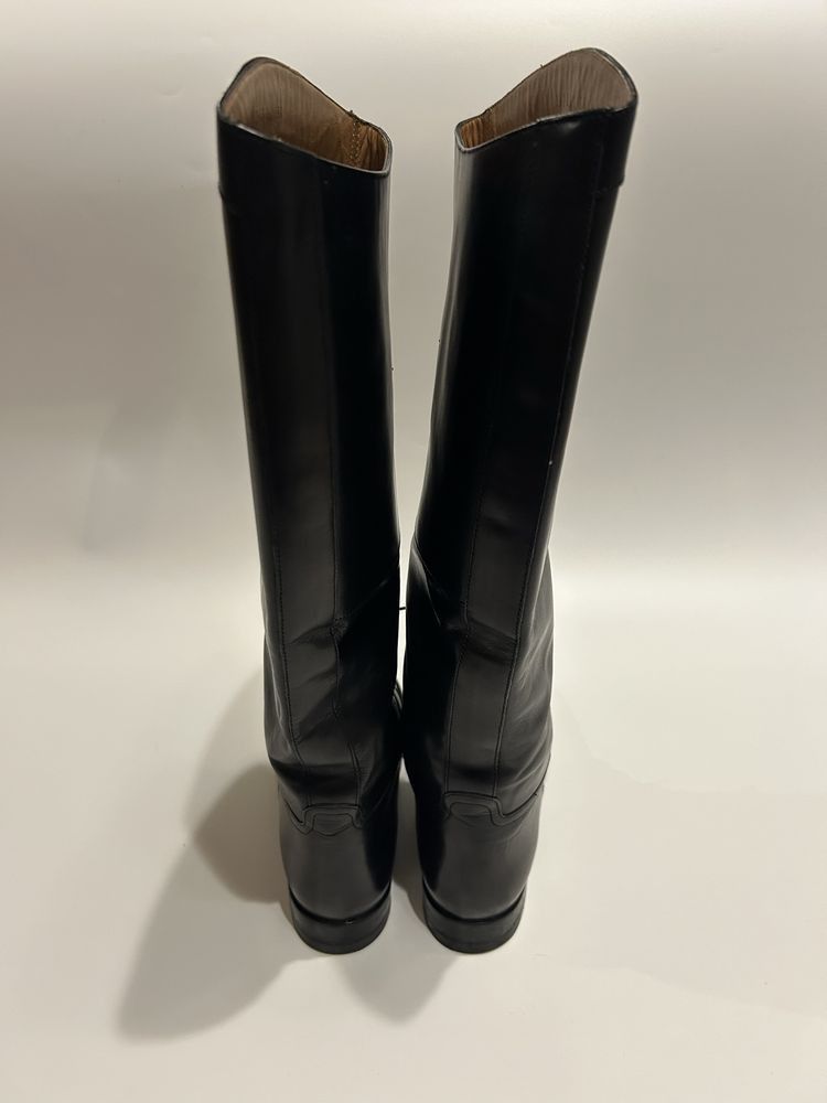 Gucci Gucci Leather Lace Up Equestrian Leather High Boots Size US 6 / IT 36 - 5 Thumbnail