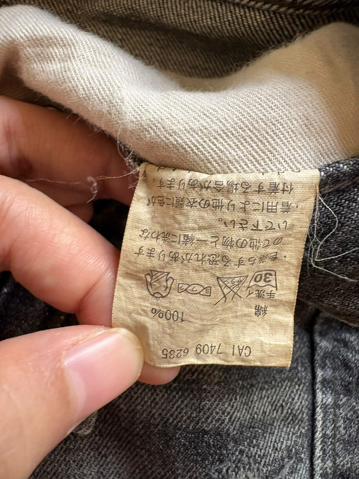 Japanese Brand Vintage Japanese Brand Button Fly Faded Distressed Jeans Size US 30 / EU 46 - 10 Thumbnail