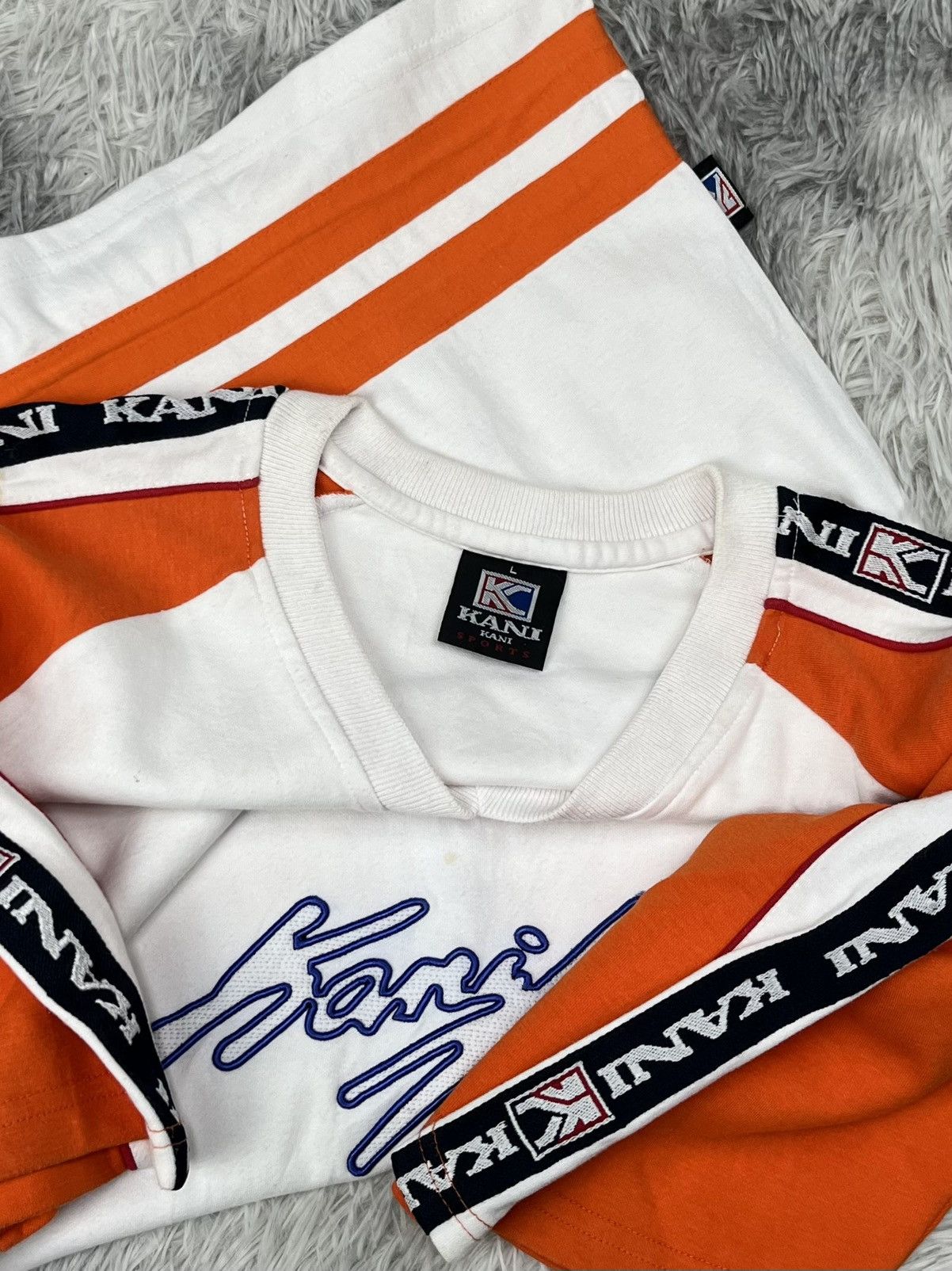 Karl Kani Vintage karl kani trak basball shirt Size US L / EU 52-54 / 3 - 7 Thumbnail