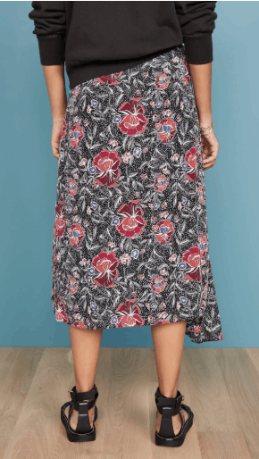Isabel Marant Etoile Etoile Isabel Marant Yeba Floral Black Skirt Size 25" / US 0 / IT 36 - 7 Thumbnail