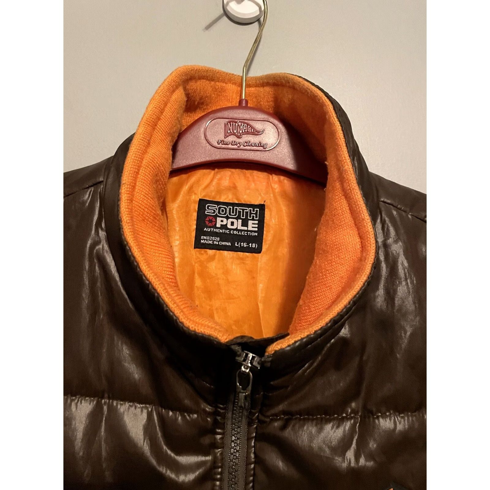 Southpole VINTAGE Southpole Puffer Jacket Coat Full Zip Reversible Quilted Nylon Brown L Unisex Adults Mens Women? Size US L / EU 52-54 / 3 - 3 Thumbnail