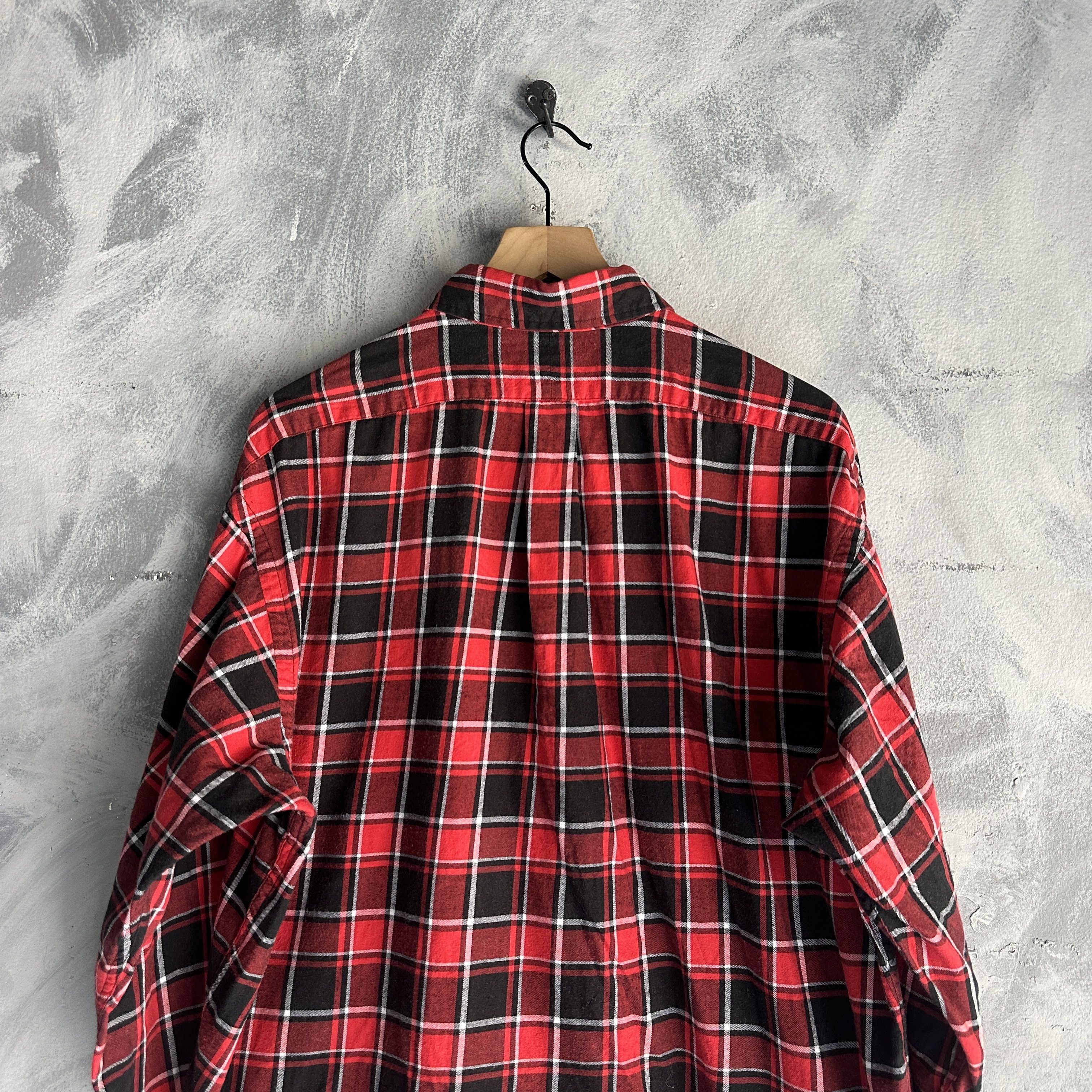 Polo Ralph Lauren Vtg Polo Ralph Lauren Shirt Mens Blaire Flannel Tartan 90s Size US L / EU 52-54 / 3 - 7 Thumbnail