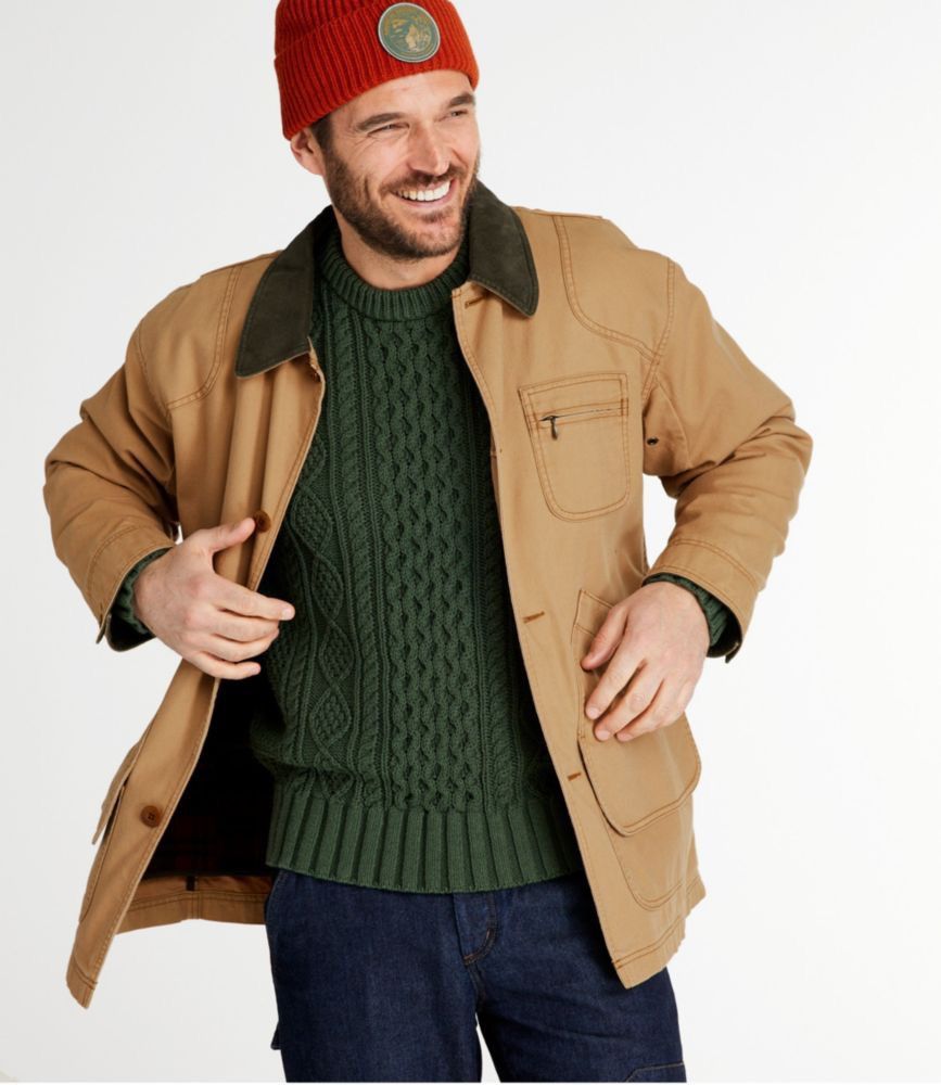 L.L. Bean Vintage 90s L.L. Bean Men's Field Coat With Wool/Nylon Liner Size US M / EU 48-50 / 2 - 3 Thumbnail