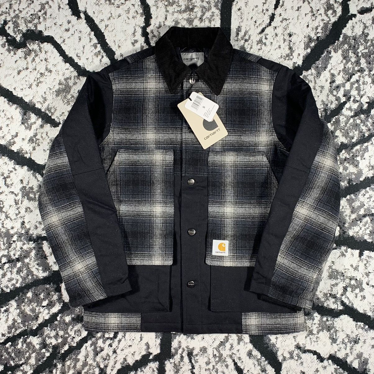 Carhartt × Vintage CARHARTT HIGHLAND JACKET DENIM WOOL AMERICAN STYLE Size US S / EU 44-46 / 1 - 1 Thumbnail