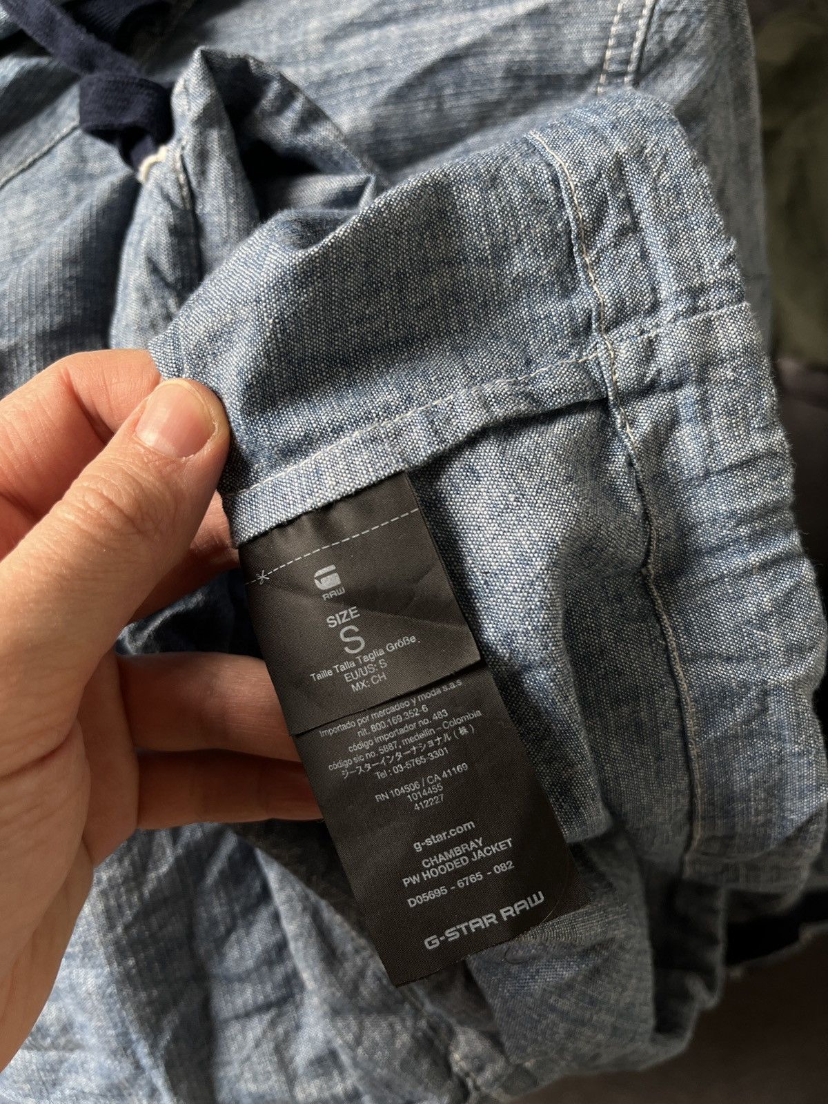 G-Star G-Star Chambray Pw Hooded Anorak Jacket Size US S / EU 44-46 / 1 - 20 Thumbnail