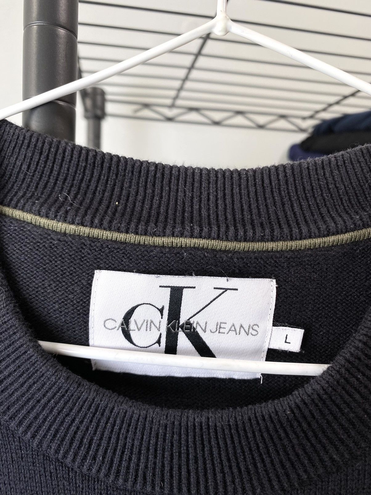 Calvin Klein Archive Calvin Klein Knit Sweater Sweatshirt Size US L / EU 52-54 / 3 - 6 Thumbnail