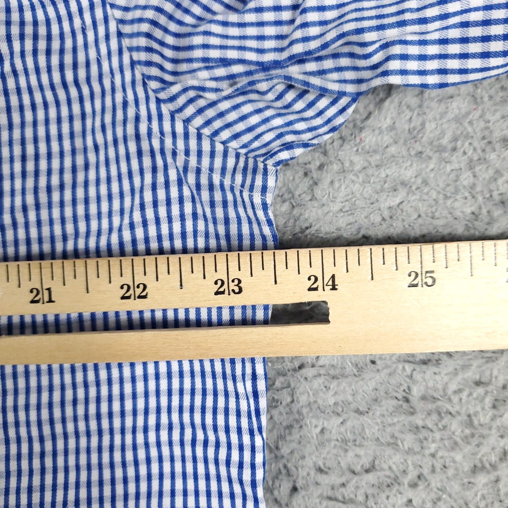 Tommy Hilfiger Tommy Hilfiger Shirt Mens Large Blue Check Casual Button Up Long Sleeve Size US L / EU 52-54 / 3 - 5 Thumbnail