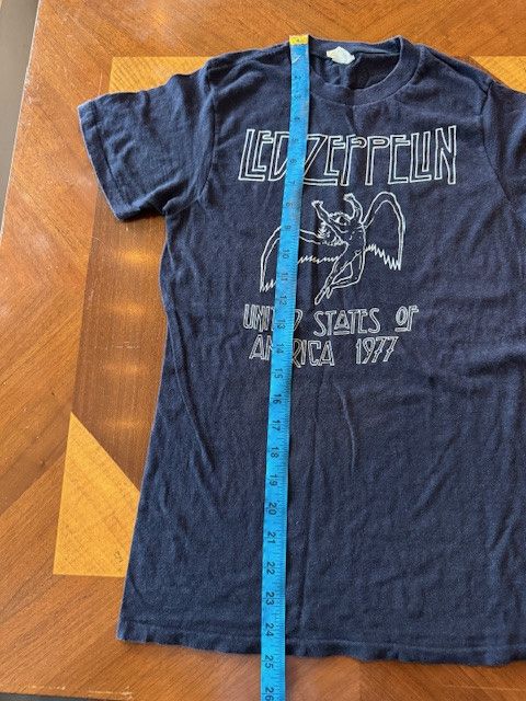 Vintage Vintage Led Zeppelin United States Of America 1977 Shirt Size US S / EU 44-46 / 1 - 6 Thumbnail