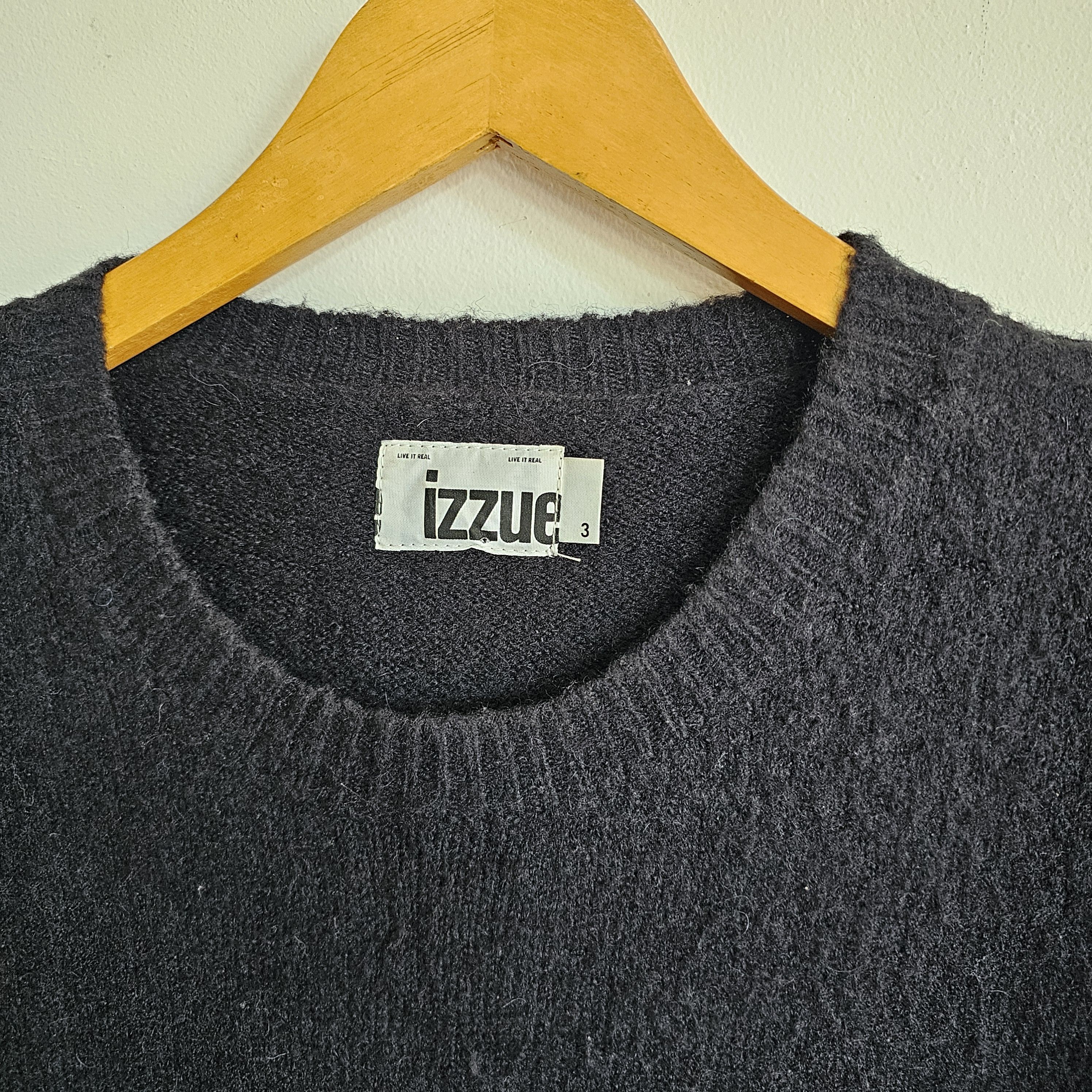 izzue Wool Mohair Izzue Reserve Distressed Knitwear Size US XL / EU 56 / 4 - 7 Thumbnail