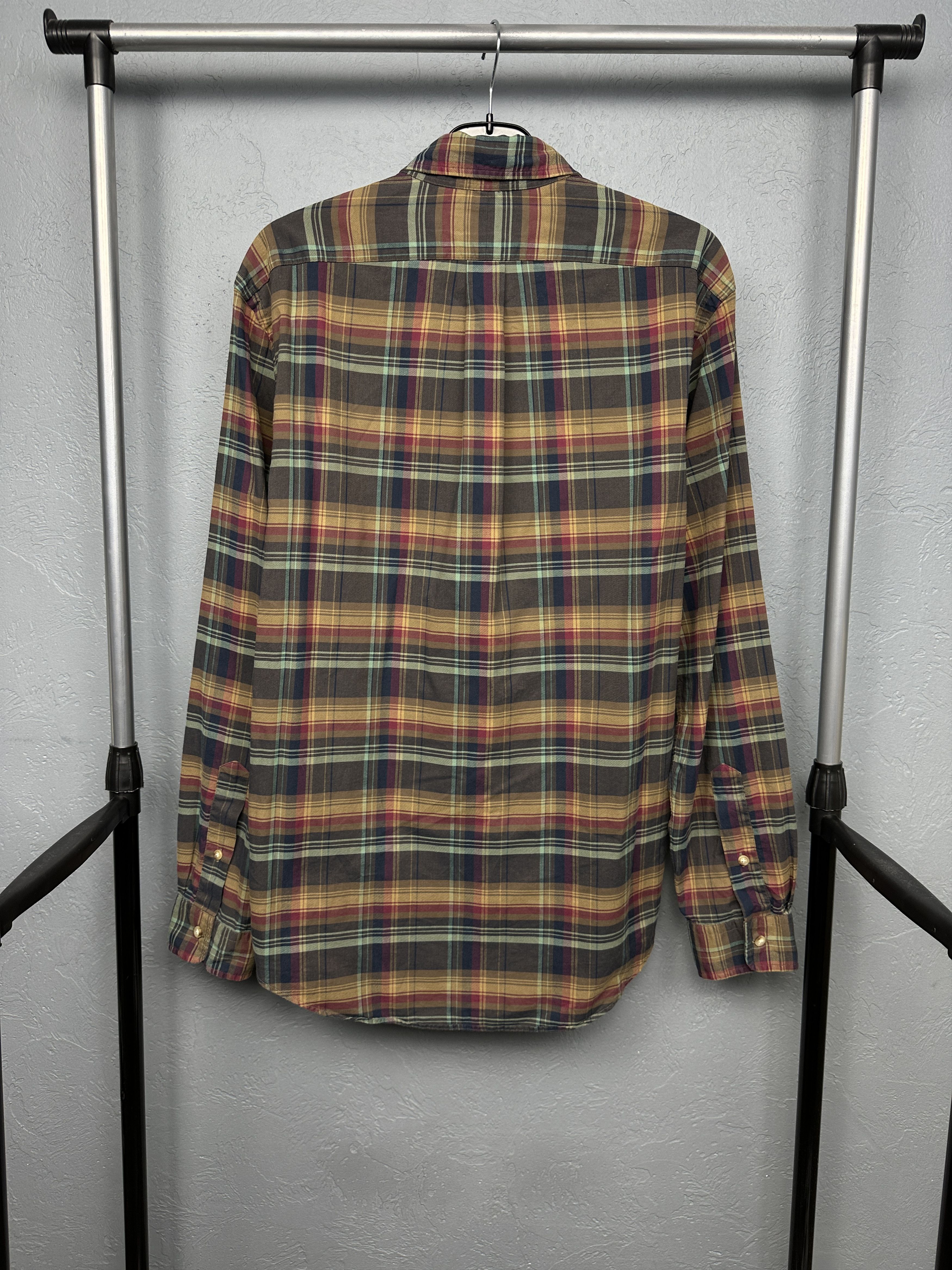Polo Ralph Lauren Polo Ralph Lauren Vintage Mens Plaid Long Sleeve Shirt Size US L / EU 52-54 / 3 - 6 Thumbnail
