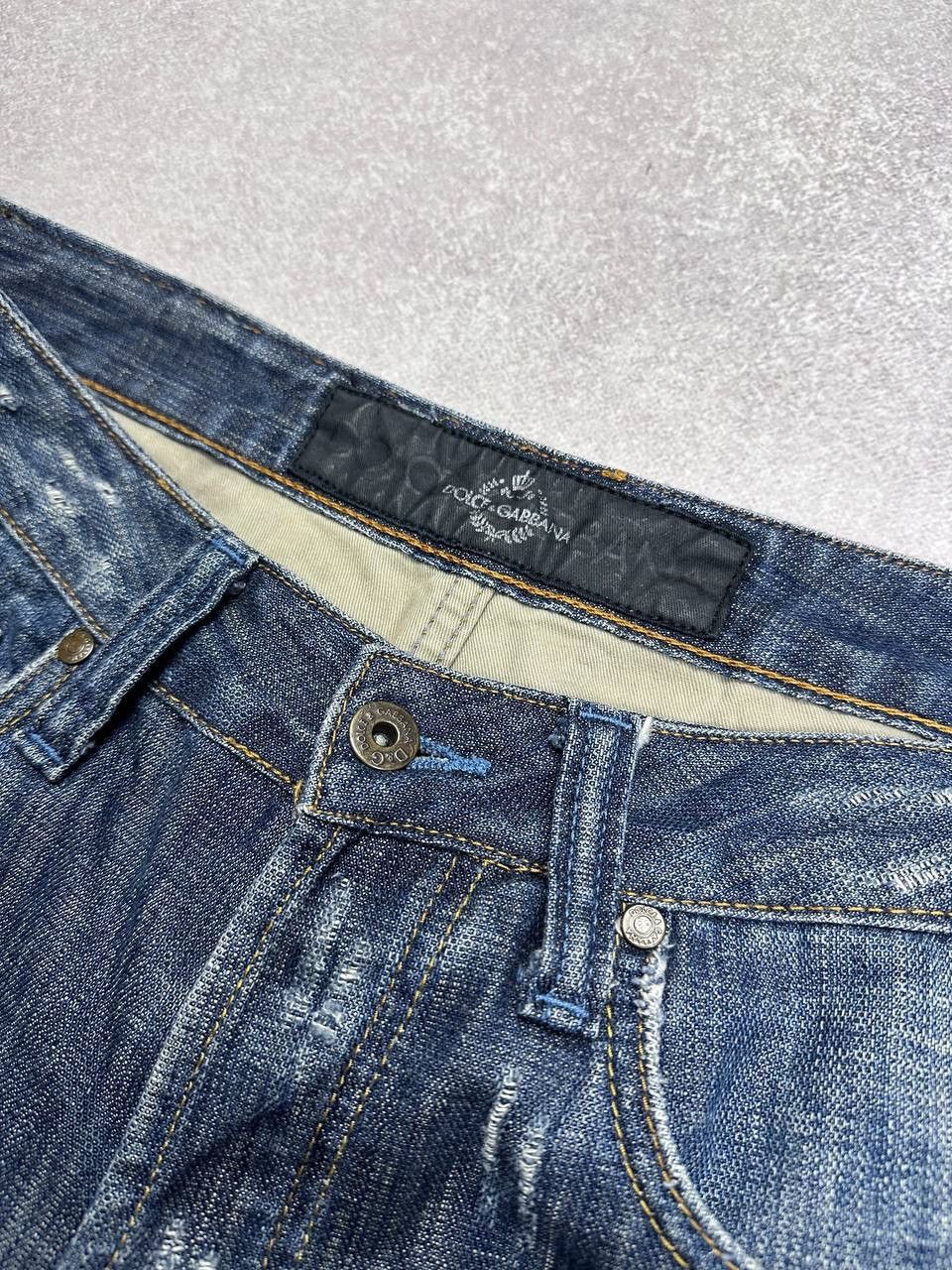 Dolce & Gabbana Vintage Dolce&Gabbaba Flared Y2K Avantgarde Jeans 32 Size US 32 / EU 48 - 5 Thumbnail