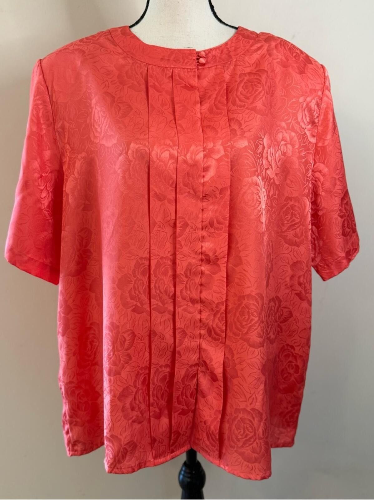 Other Woman Essentials by Worthington vintage floral silky top 24W Size 4XL / US 24-26 - 1 Thumbnail
