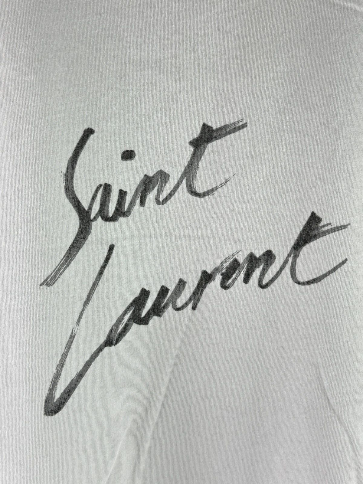 Saint Laurent Paris Saint Laurent Paris Signature Women’s Top T-Shirt Size L / US 10 / IT 46 - 3 Thumbnail