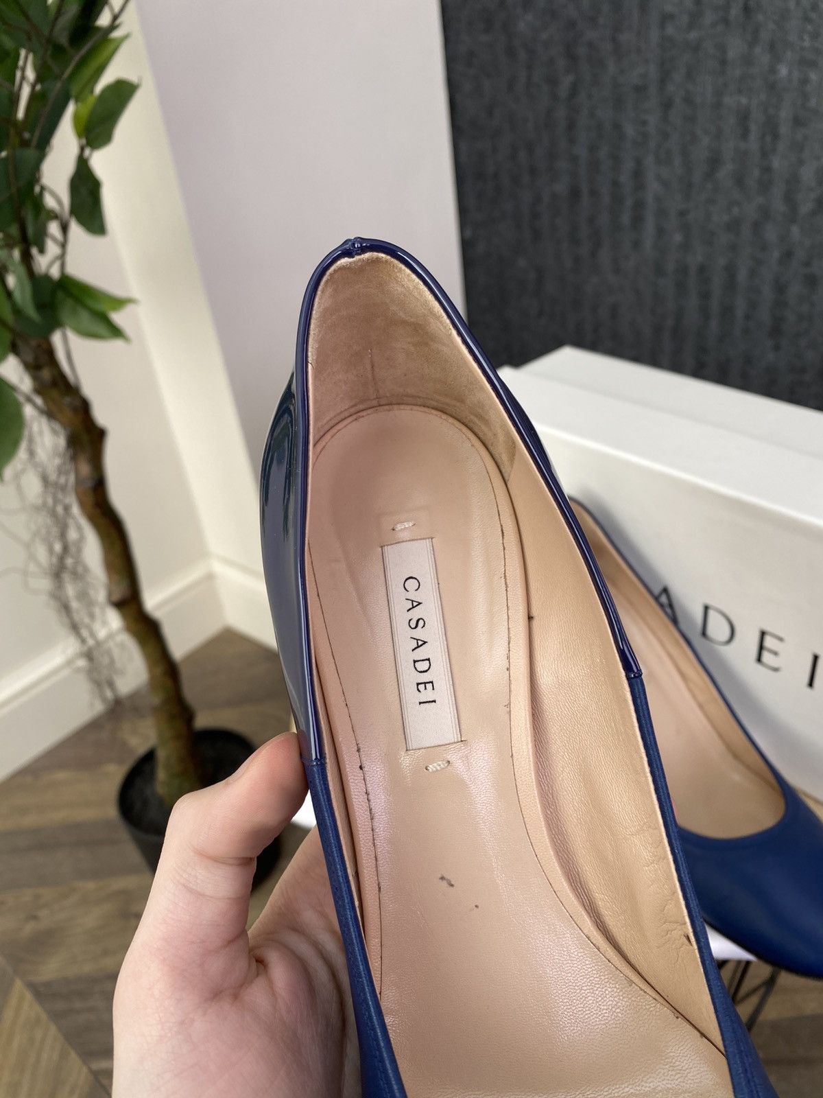 Casadei Casadei Blue Leather Pumps Heels Women’s Size US 9 / IT 39 - 7 Thumbnail