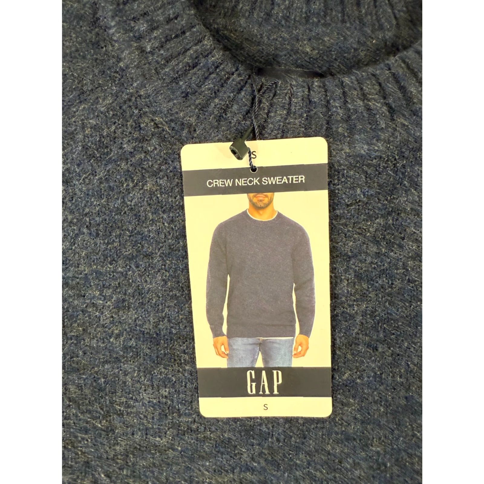 Gap Gap Pullover Sweater Mens S Navy Stretch Wool Blend Crew Neck Long Sleeve NWT Size US S / EU 44-46 / 1 - 6 Thumbnail