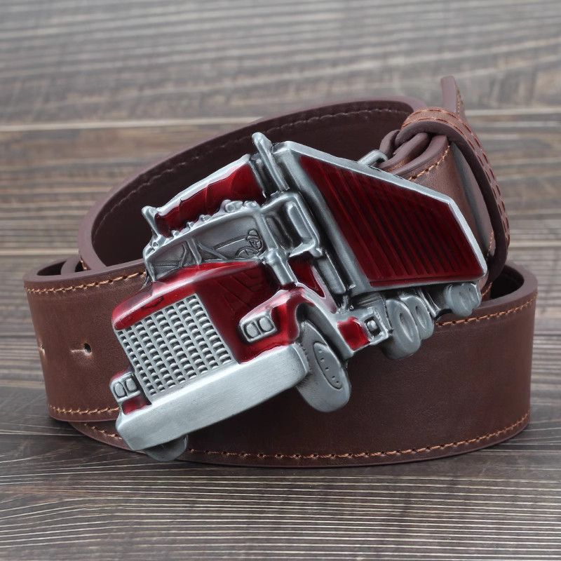 Designer Truck Rare Vintage Belt Riveted Belts Menswear Accessories Size ONE SIZE - 1 Thumbnail