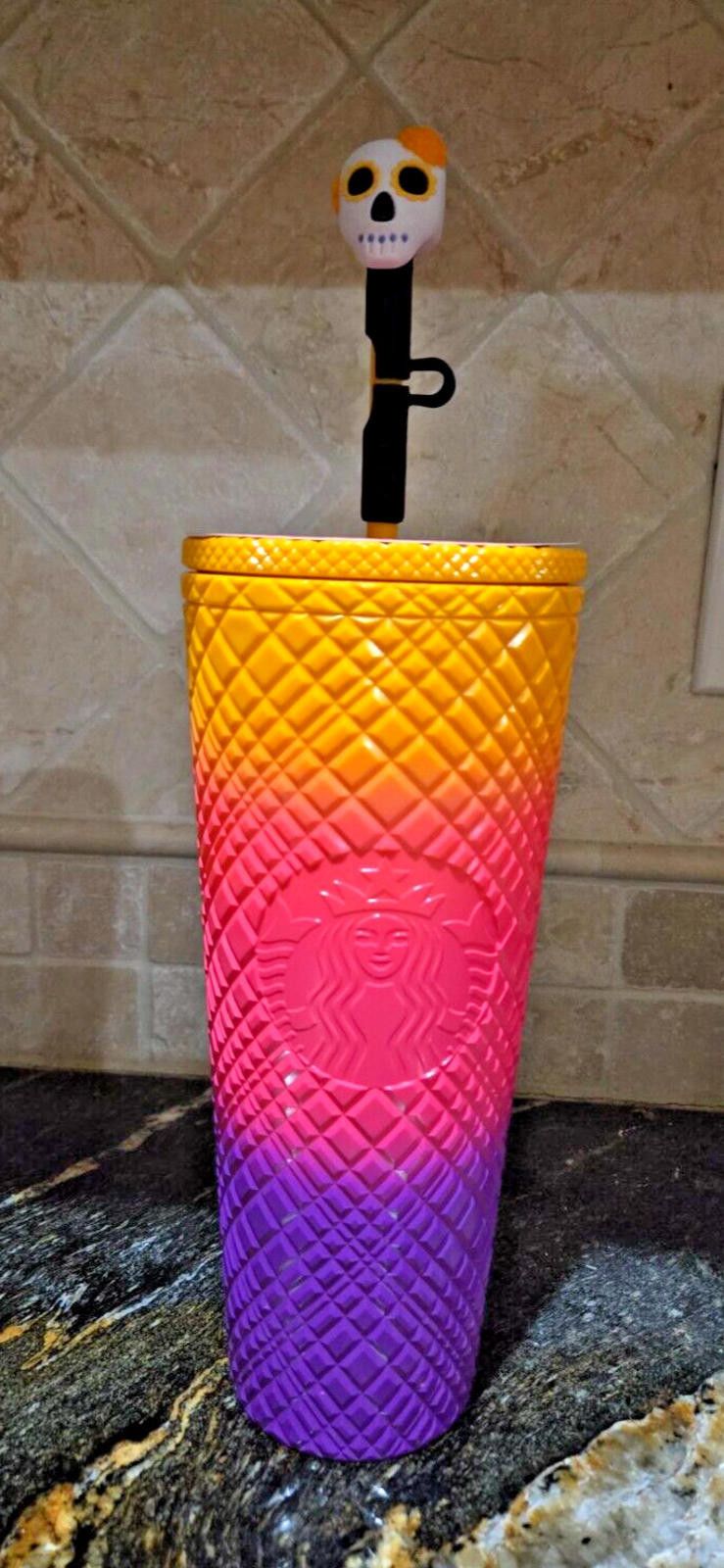 Designer Starbucks Dia de Muertos Day Of The Dead Tumbler 2024 NEW Size ONE SIZE - 1 Thumbnail