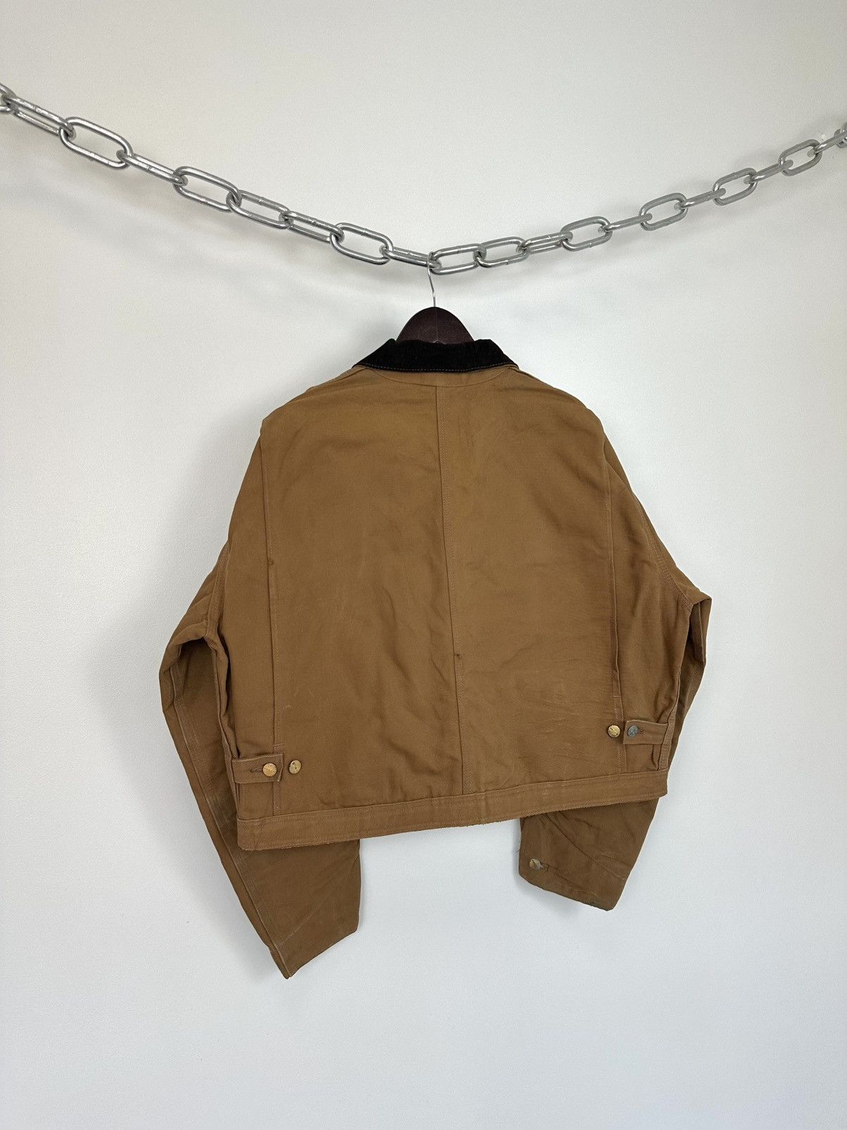 Carhartt Vintage 70s Carhartt USA Cropped Boxy Baggy Detroit Jacket Size US M / EU 48-50 / 2 - 12 Thumbnail