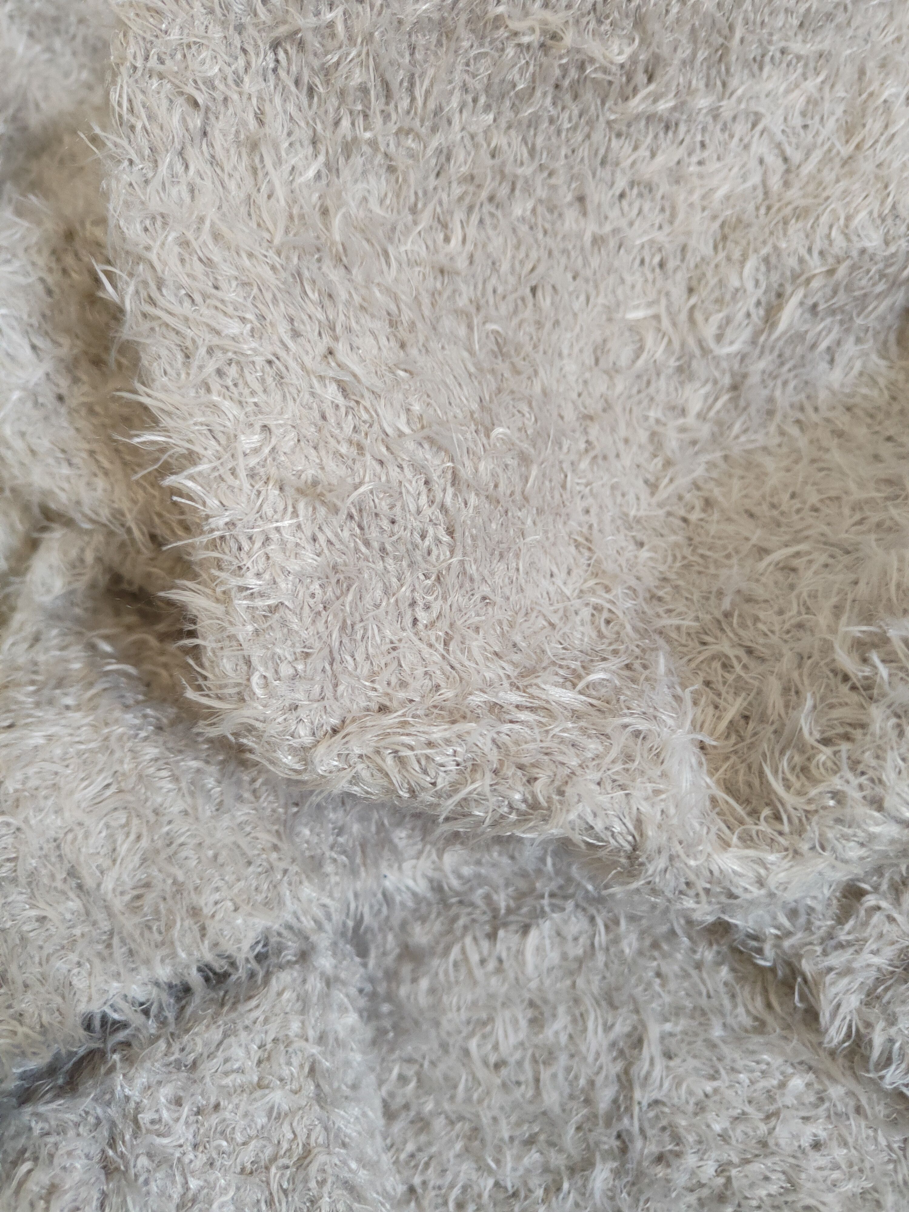 Japanese Brand × Vintage Chocol Raffine Robe Beige Fur Mohair Knitwear COOL DESIGN Size M / US 6-8 / IT 42-44 - 10 Thumbnail