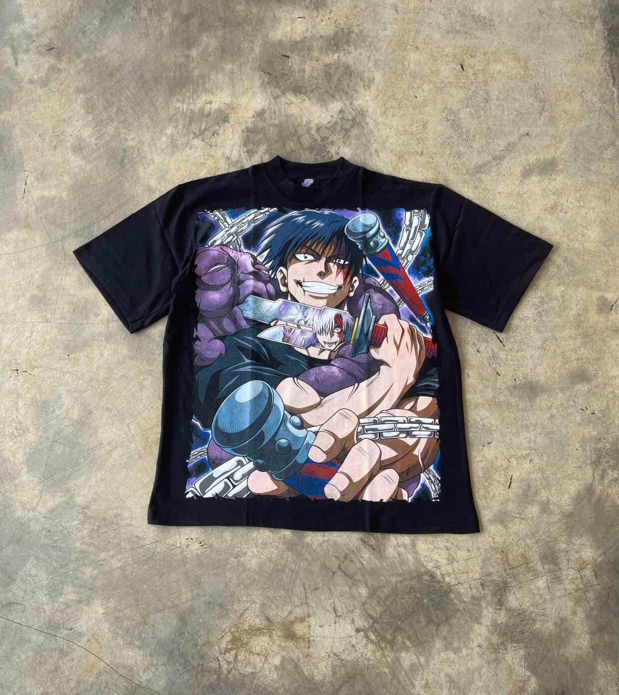 Anime Jujutsu Kaisen The Strongest Man Toji VS The Six Eye Gojo Size US XL / EU 56 / 4 - 1 Thumbnail