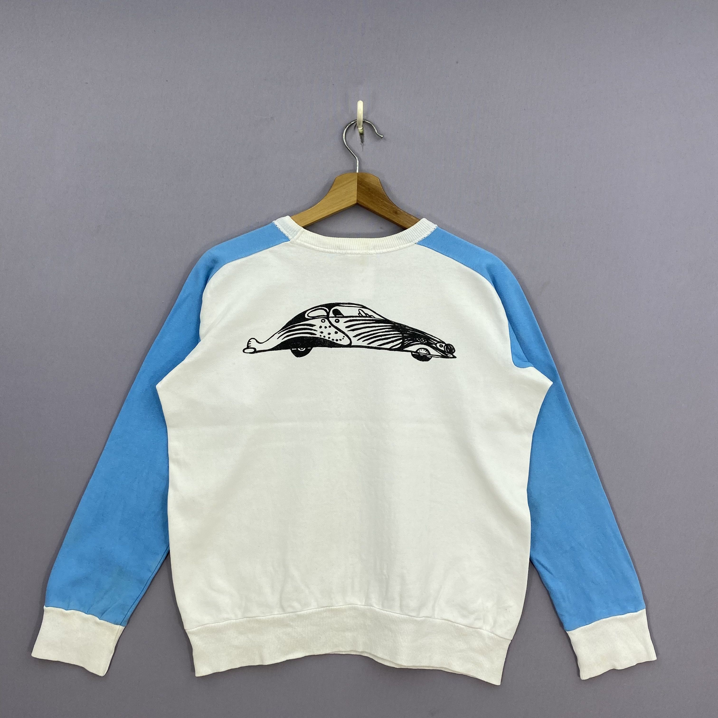 Japanese Brand Vintage Ozone Rocks V-Stitch Sweater Harajuku Sweatshirt Size US M / EU 48-50 / 2 - 3 Thumbnail