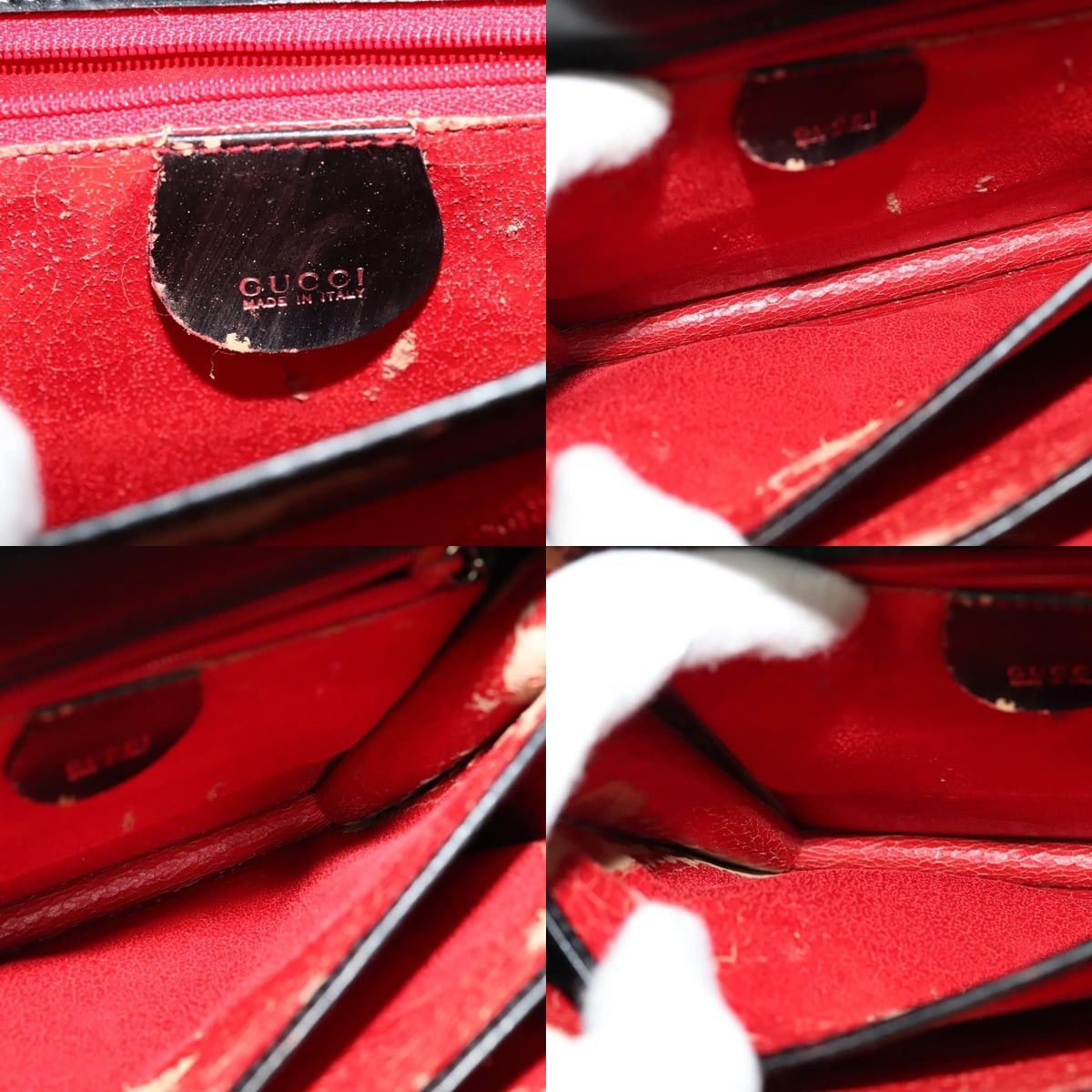 Gucci GUCCI Handbag Leather Black 001 2046 001 2046 Size ONE SIZE - 11 Thumbnail