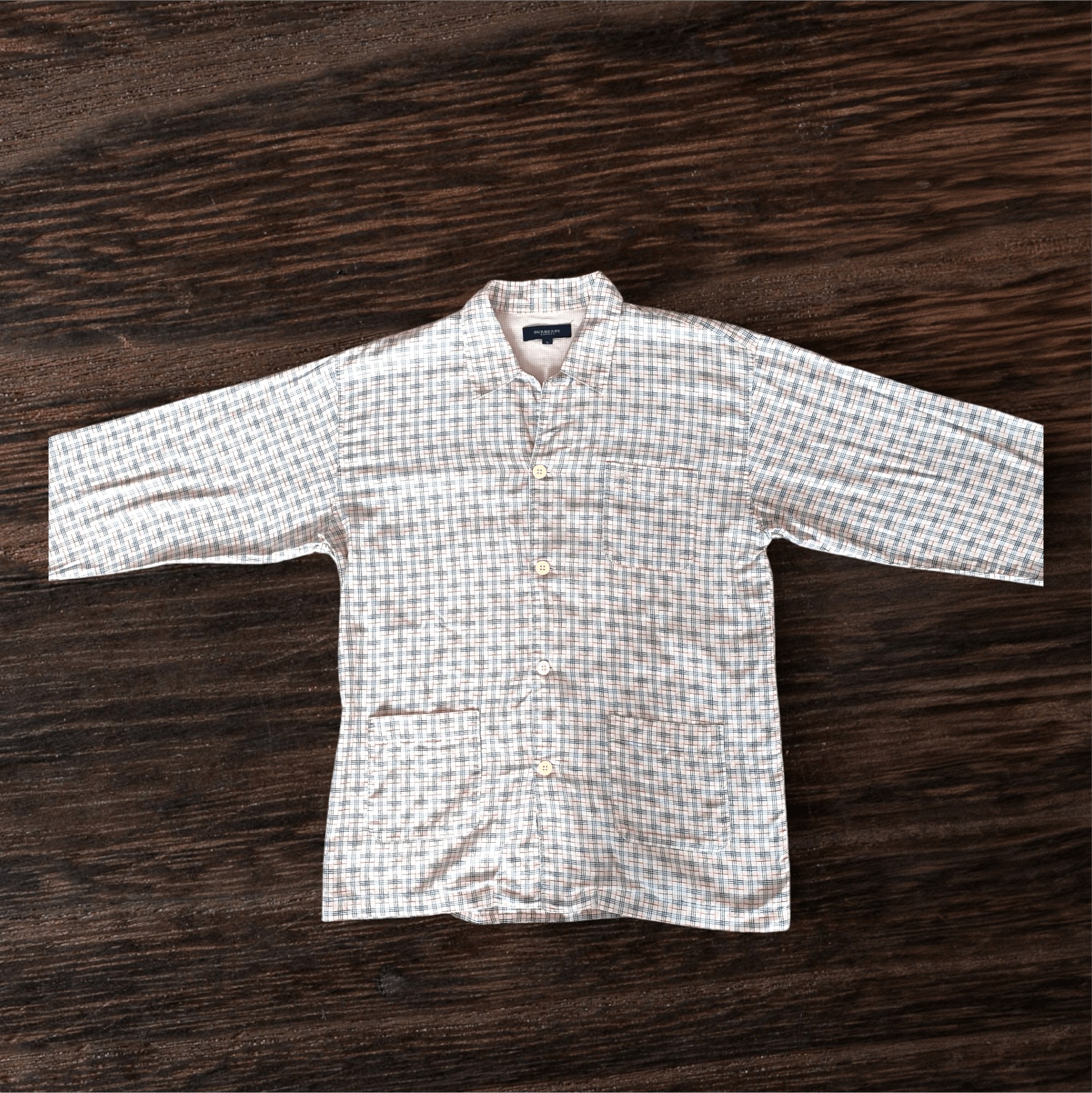 Burberry Burberry London Nova Check Pajama Shirt L Horse Logo Size US L / EU 52-54 / 3 - 2 Thumbnail