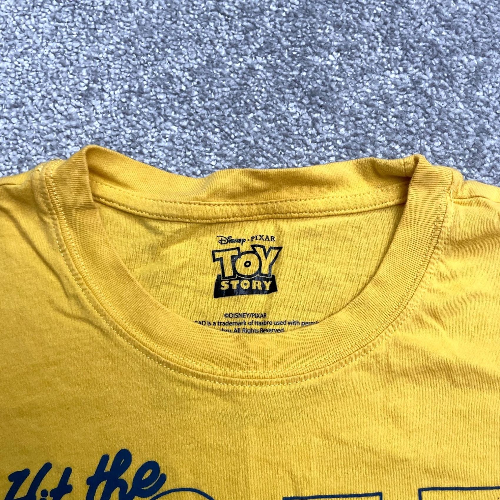 Disney Disney Pixar Toy Story Graphic T-Shirt Womens XS Yellow Crew Neck Cotton Tee Size XS / US 0-2 / IT 36-38 - 4 Thumbnail