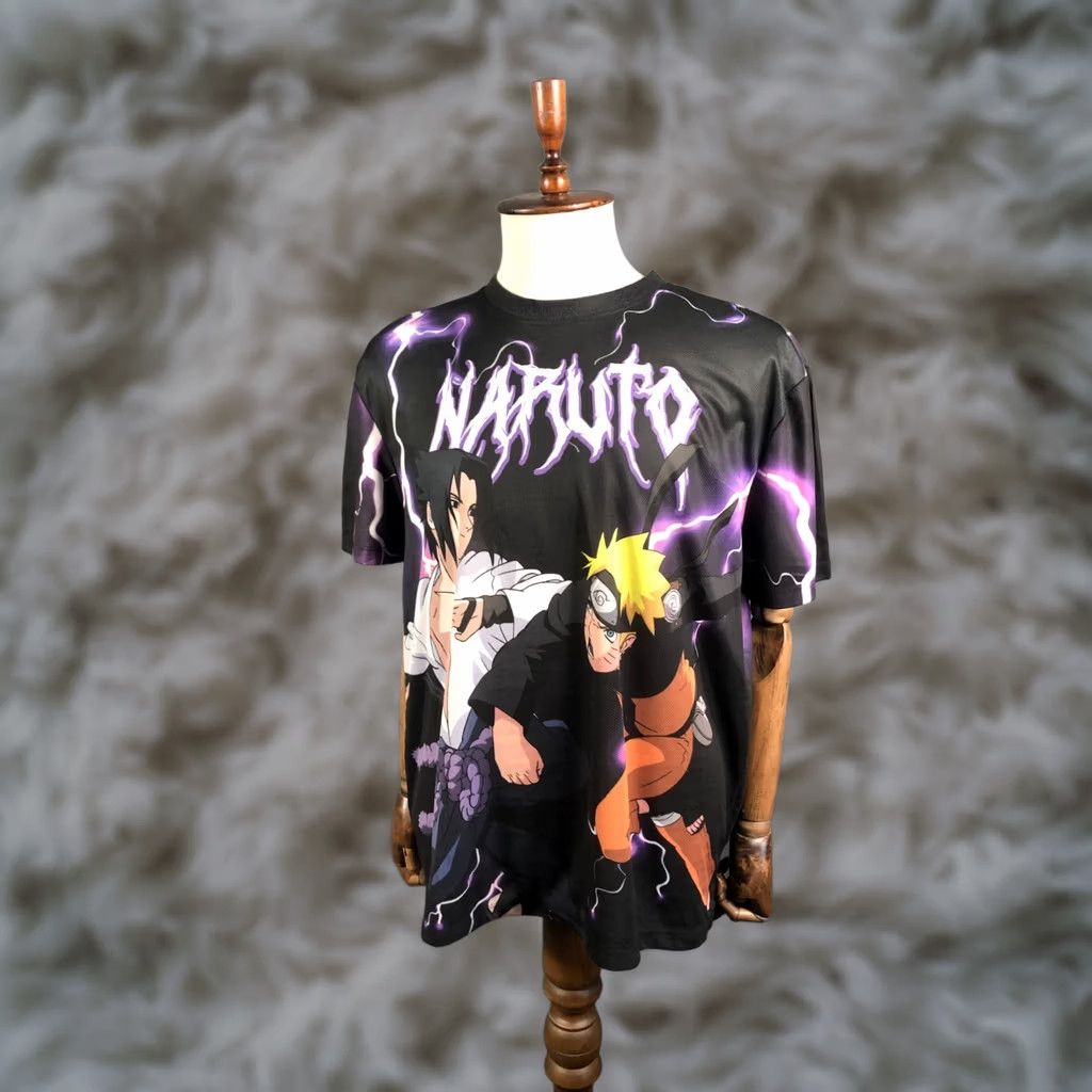 Vintage Naruto Shirt Men XL Black Printed Polyester Shippuden Vintage 2007 T-Shirt It’s Printed Size US XL / EU 56 / 4 - 1 Thumbnail