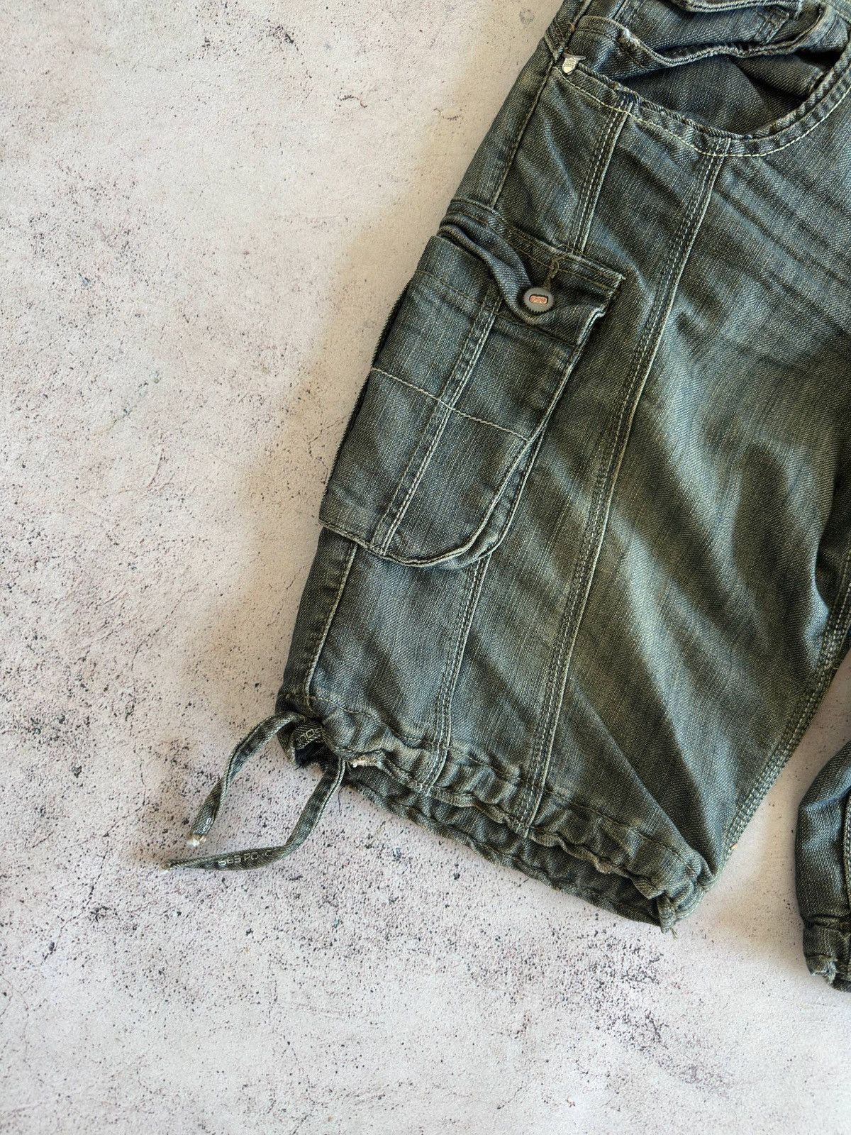 Other 883 Police Denim Cargo Multi Pocket Shorts Size 36 Size US 36 / EU 52 - 5 Thumbnail