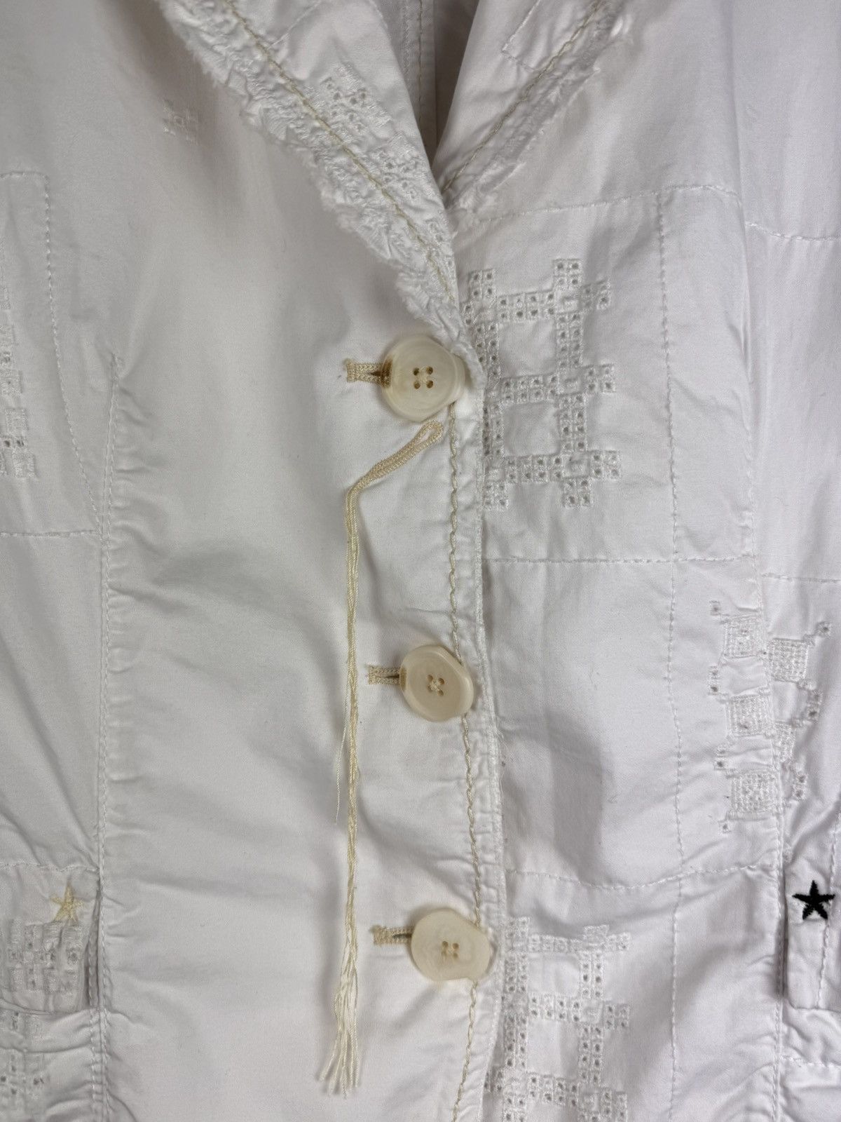 Marithe + Francois Girbaud Marithe Francois Girbaud Vintage Avant-Garde Blazer Jacket Size L / US 10 / IT 46 - 9 Thumbnail