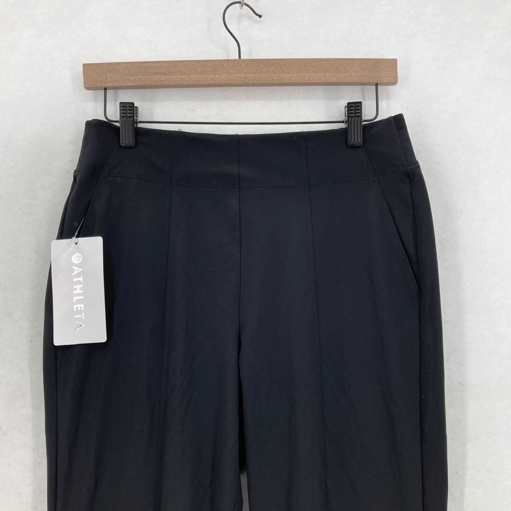 Athleta Athleta Pants Womens 10 Tall Cosmic Kick Flare High Rise Euroluxe Pintuck NWT Size 32" / US 10 / IT 46 - 2 Thumbnail
