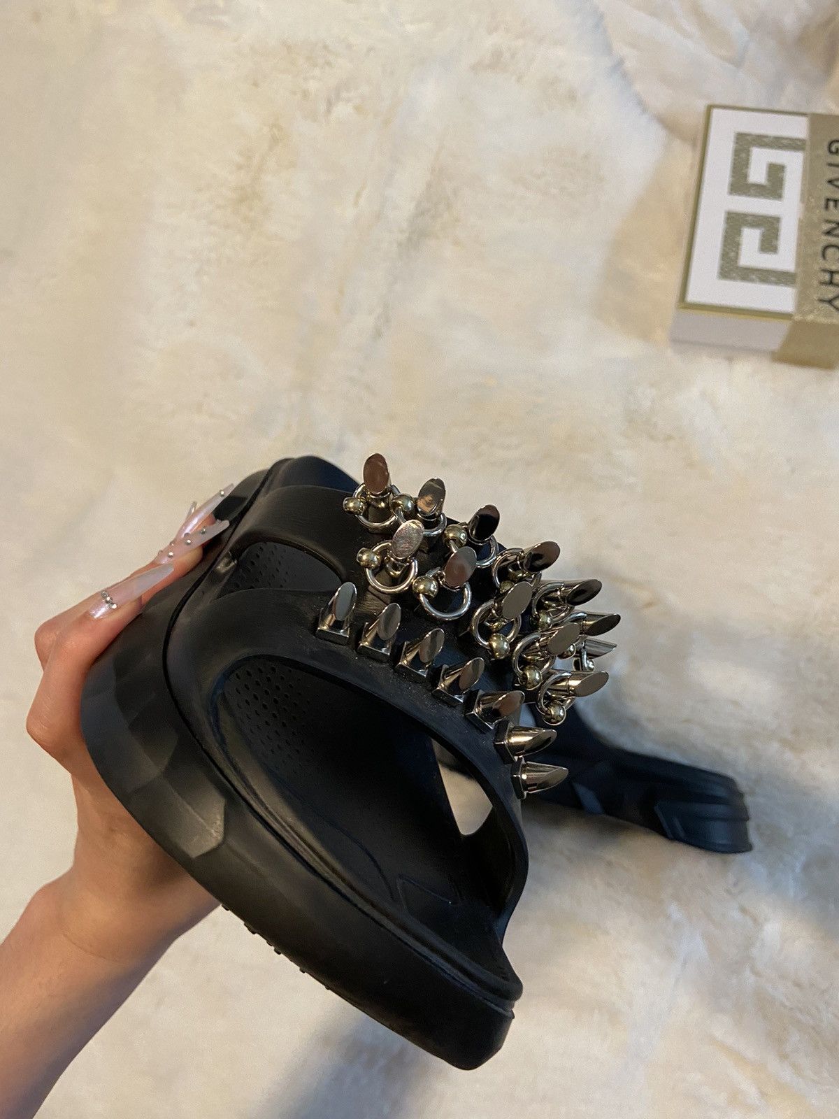 Givenchy Givenchy studded spiked marshmallow sandals Size US 8 / IT 38 - 7 Thumbnail