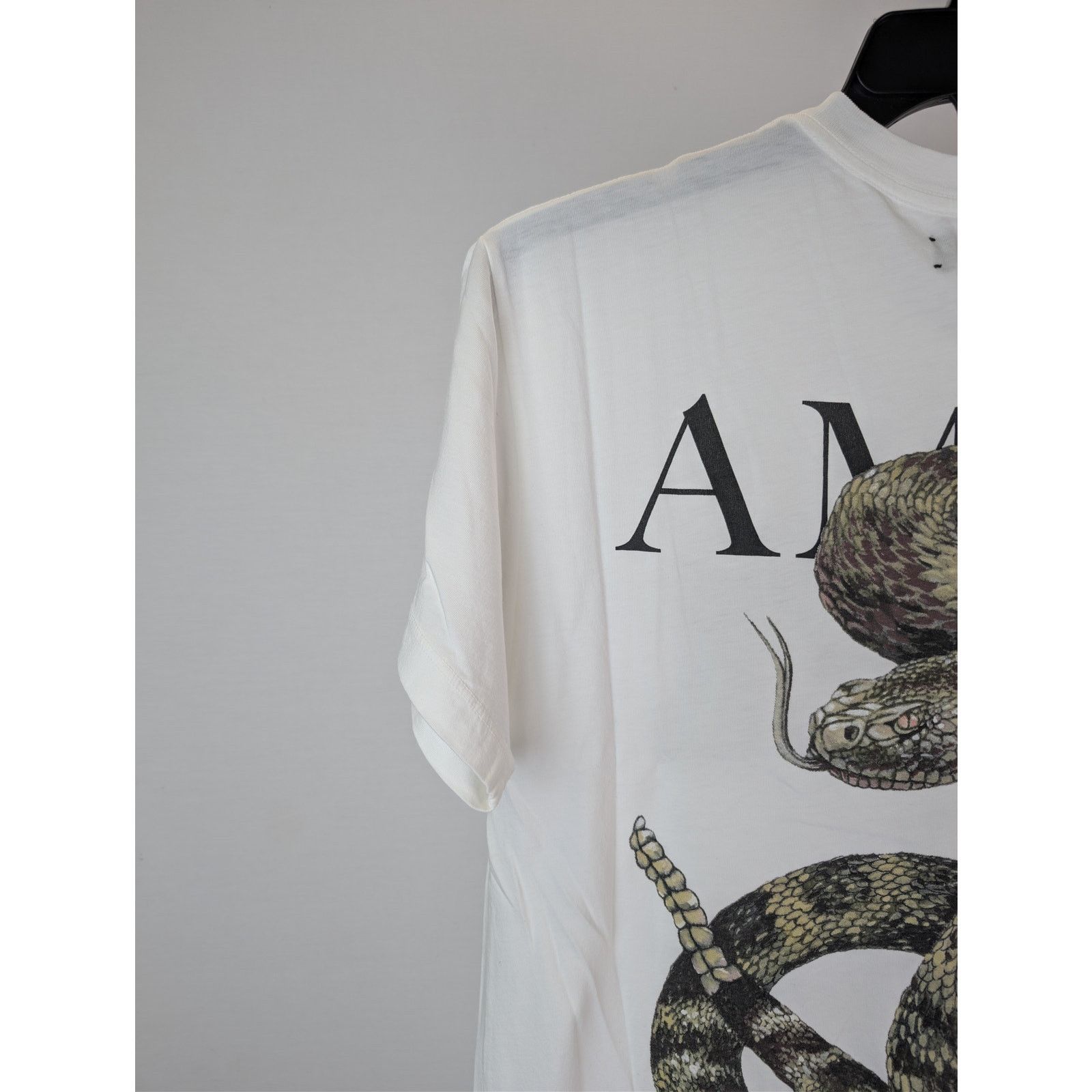 Amiri o1rshd1 Amiri Snake Tee T-Shirt in White Size US XS / EU 42 / 0 - 14 Thumbnail
