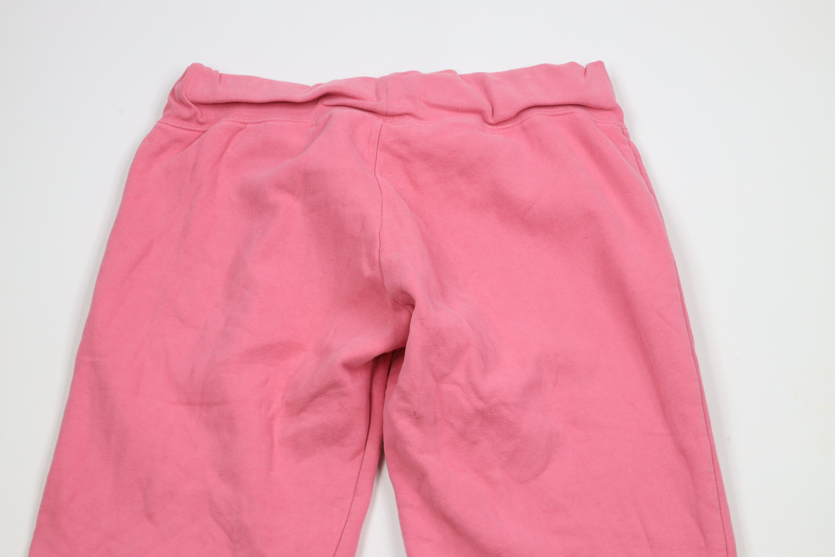 Aeropostale × Vintage Vintage 90s Y2K Aeropostale Wide Leg Sweatpants Pink Size 32" / US 10 / IT 46 - 12 Thumbnail