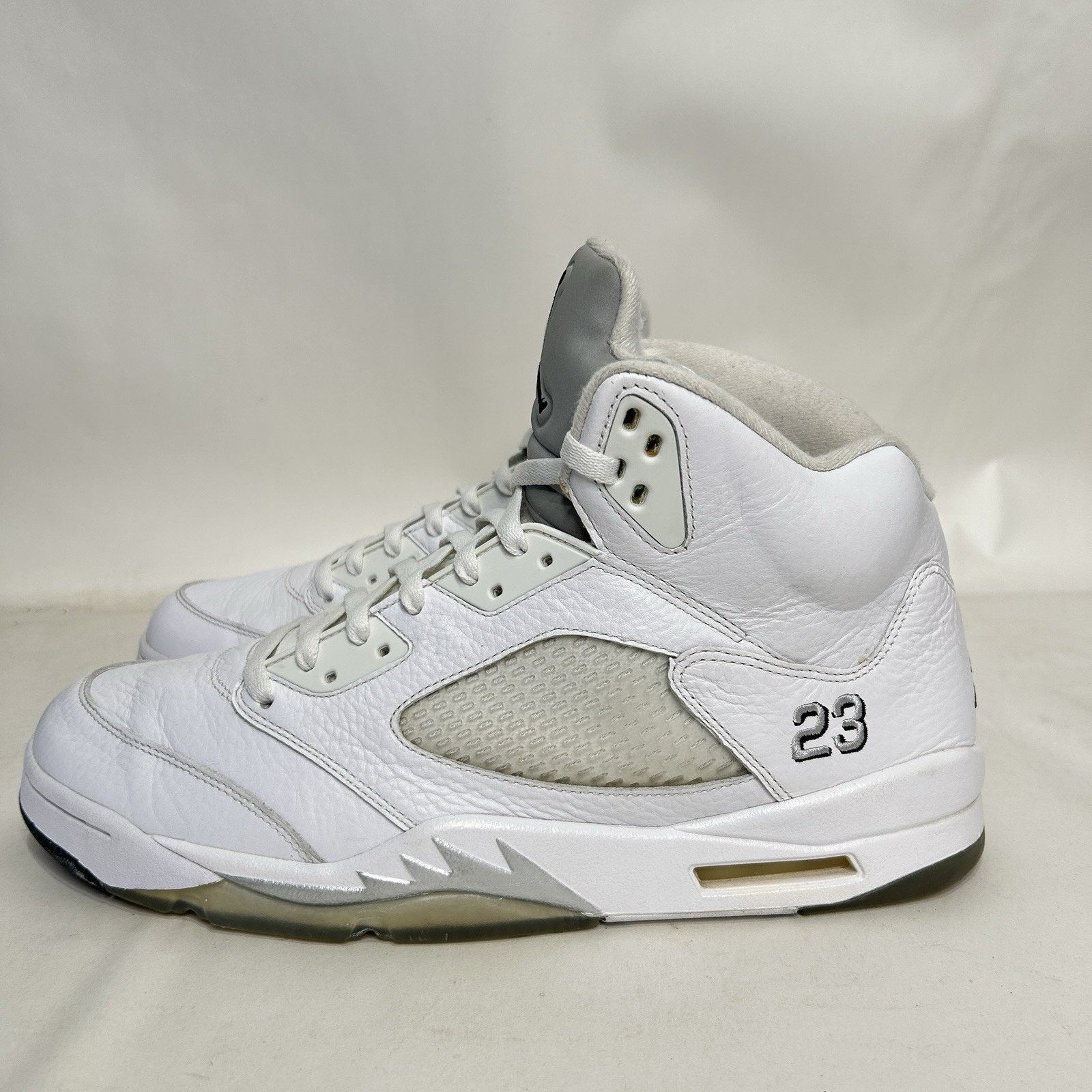 Nike Nike Air Jordan 5 Retro “White Metallic” Size US 13 / EU 46 - 6 Thumbnail