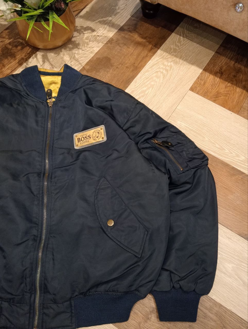 Japanese Brand VINTAGE SUNTORY BOSS COFFEE REVERSIBLE 2 WAY JACKET Size US L / EU 52-54 / 3 - 3 Thumbnail