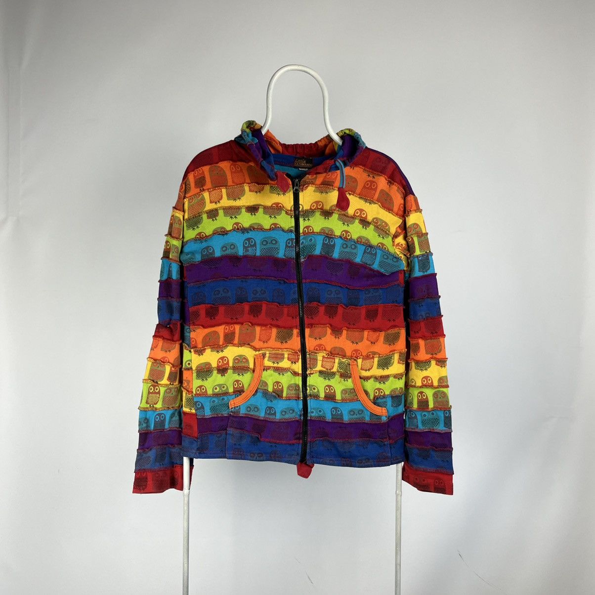 Japanese Brand Little Kathmandu colorful zip hoodie japan size M/L Size US L / EU 52-54 / 3 - 1 Thumbnail