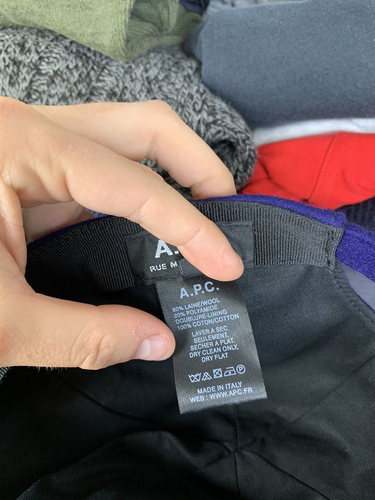 A.P.C. APC Wool Cap Hat Made in Italy Size ONE SIZE - 13 Thumbnail
